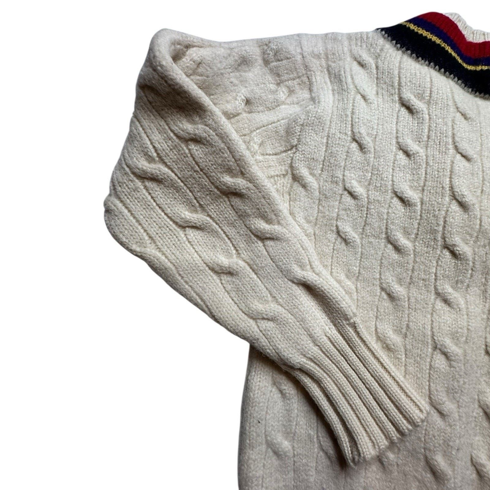 Polo Ralph Lauren Vintage 1980s Polo Ralph Lauren Wool Tennis Sweater Large Size US L / EU 52-54 / 3 - 8 Thumbnail