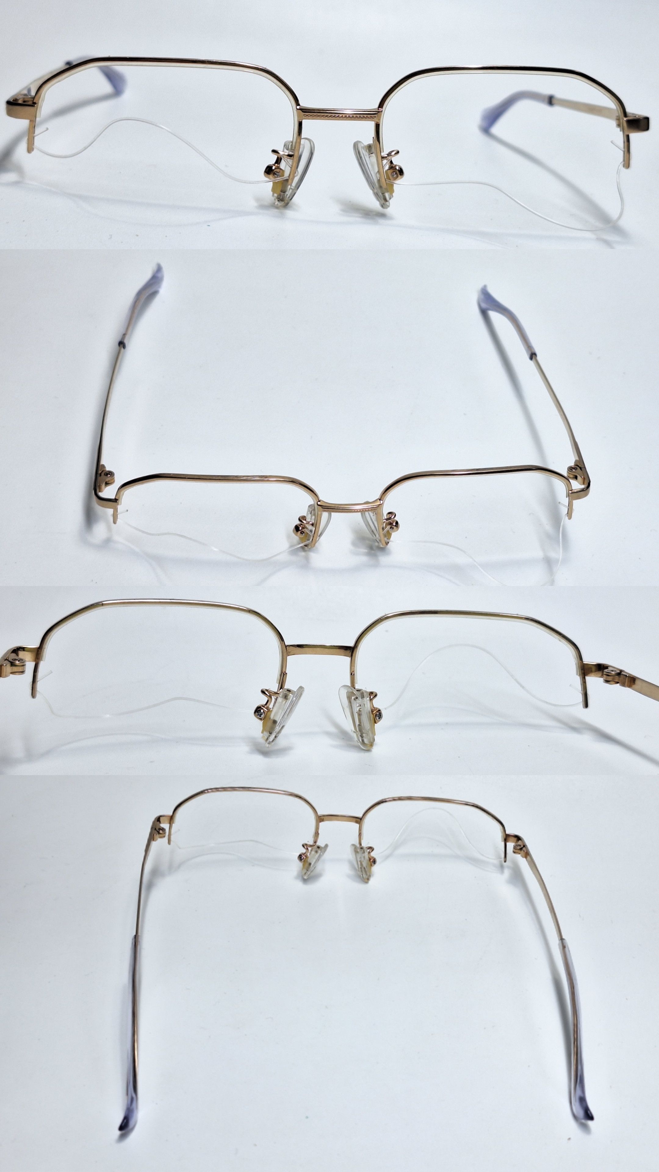 Other 90s Pentax 3073 Titan-P Pure Titanium Semi-Rimless Eyeglass Size ONE SIZE - 5 Thumbnail