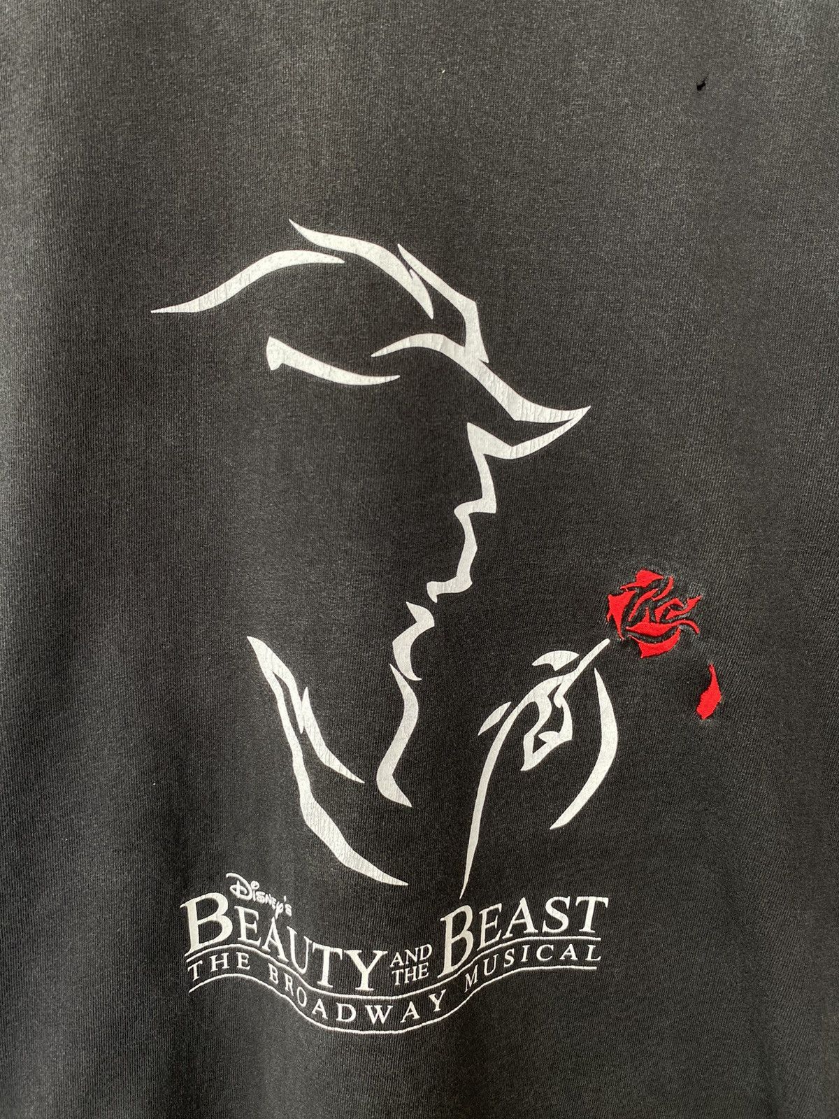 Vintage Vintage Beauty And The Beast Movie Faded Size US S / EU 44-46 / 1 - 2 Thumbnail