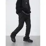 Jean Black Pleated Pants Sweatpants Size US 34 / EU 50 - 3 Thumbnail