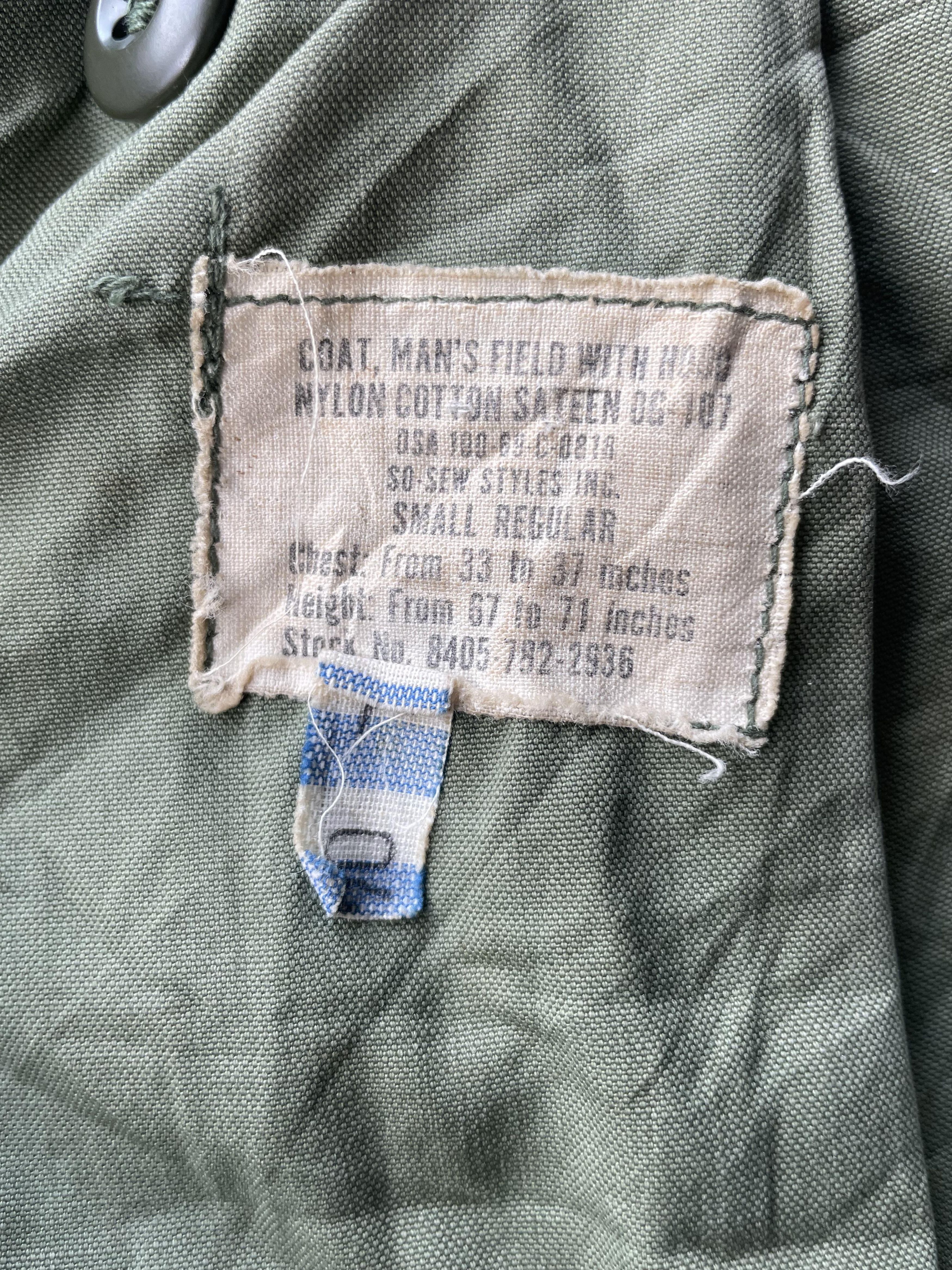 Vintage Vintage Usmc M65 Sateen OG 107 Field Jacket Size US S / EU 44-46 / 1 - 7 Thumbnail