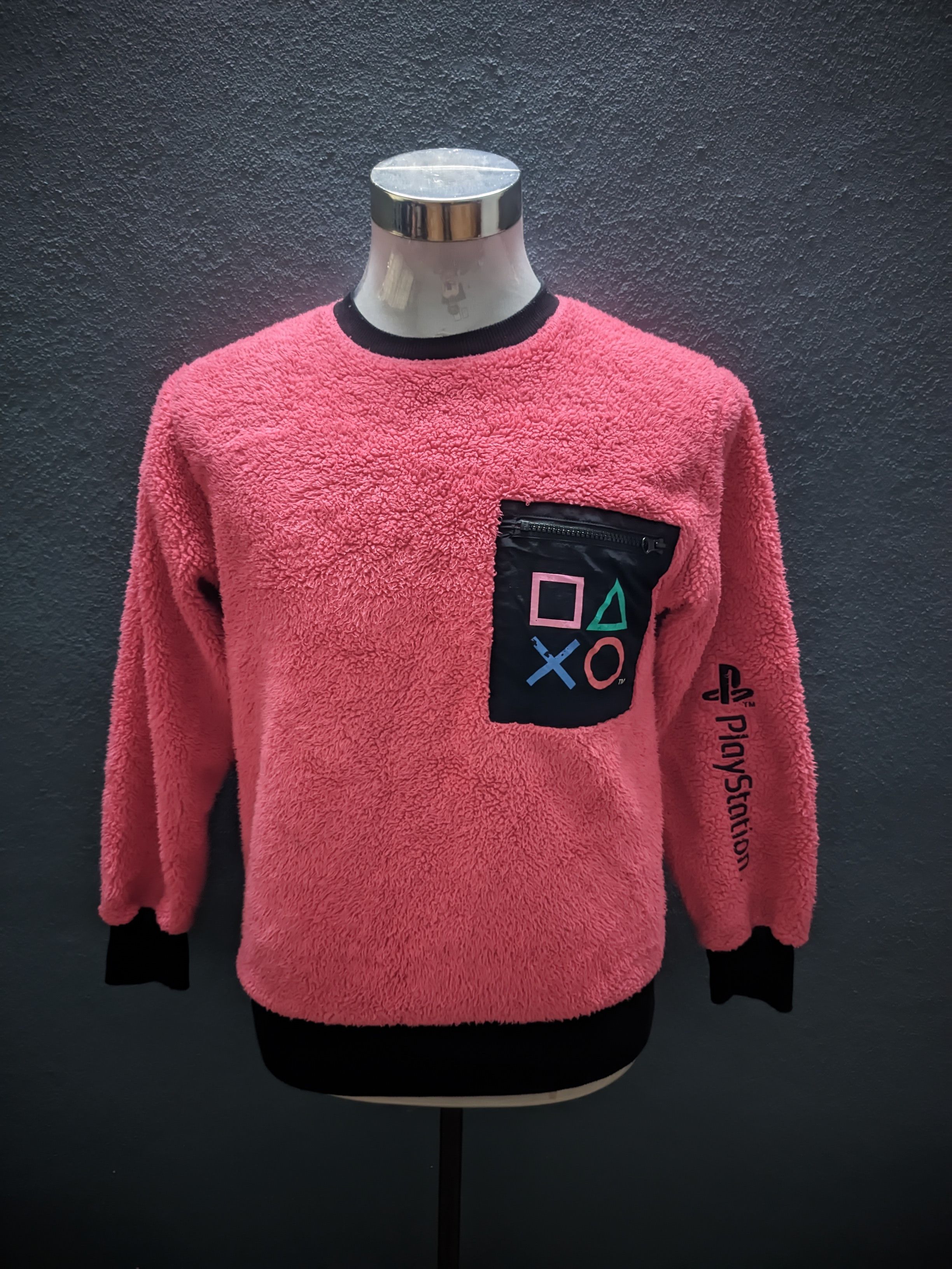 Pink hotsell playstation sweatshirt