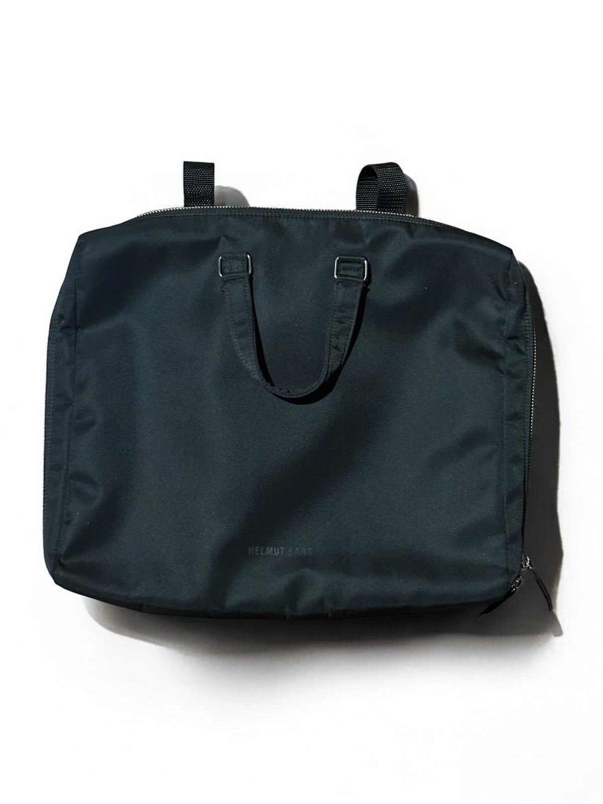 HELMUT LANG ブラック バックパック HELMUT LANG ブラック バックパック HELMUT LANG BLACK LINEN