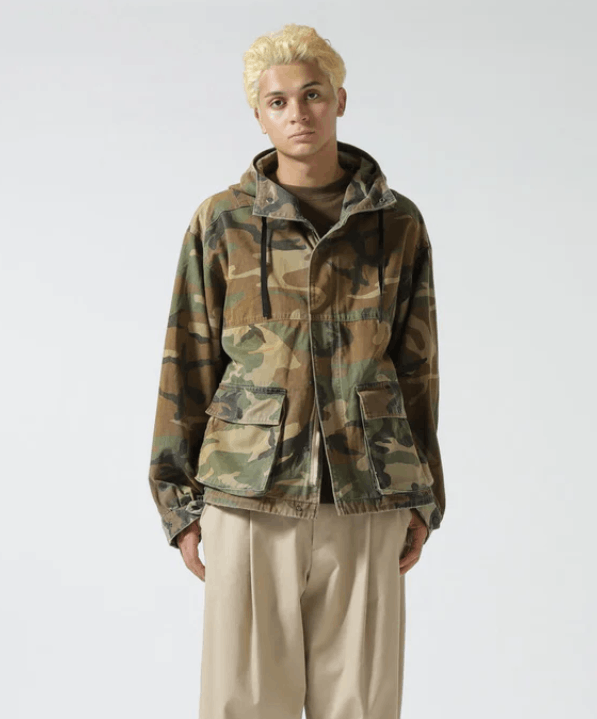 Other ANCELLM - CAMO ZIPUP HOODIE Size US M / EU 48-50 / 2 - 10 Thumbnail