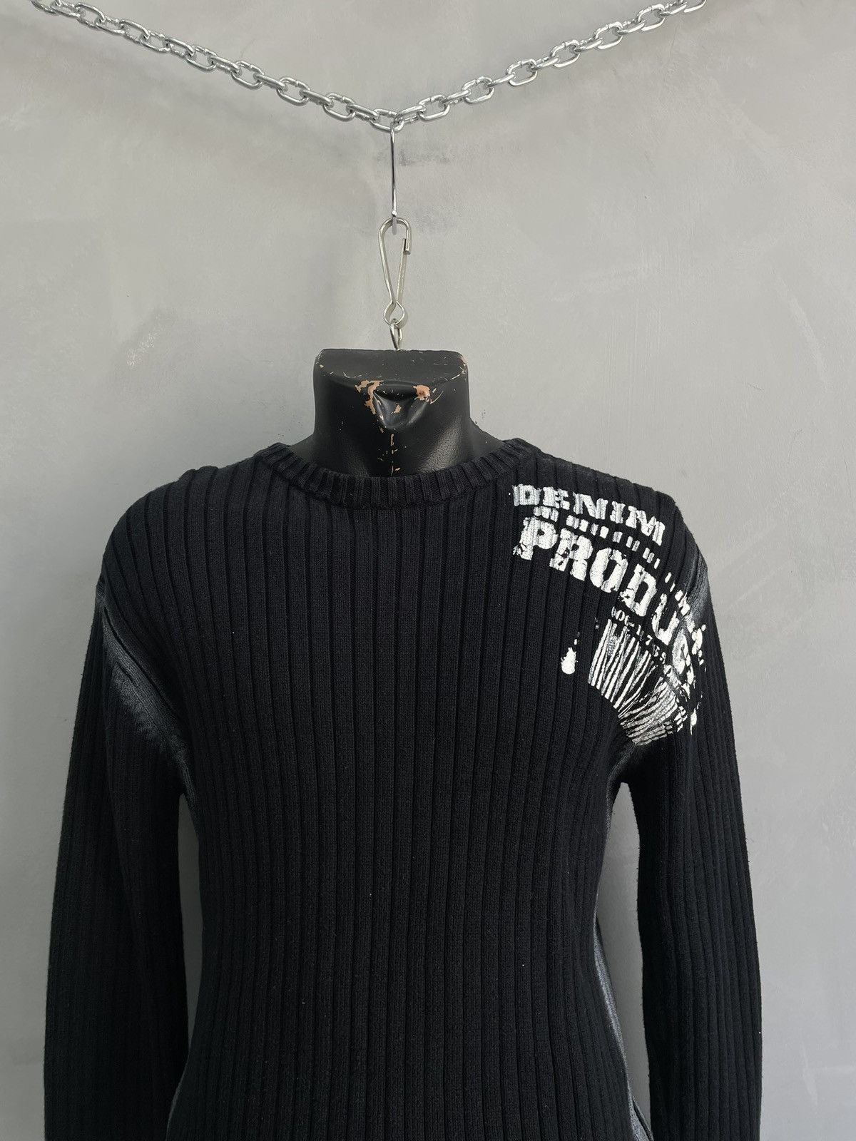 If Six Was Nine If six was nine style y2k Black Ribbed Knit Sweater Size L Size US L / EU 52-54 / 3 - 2 Thumbnail