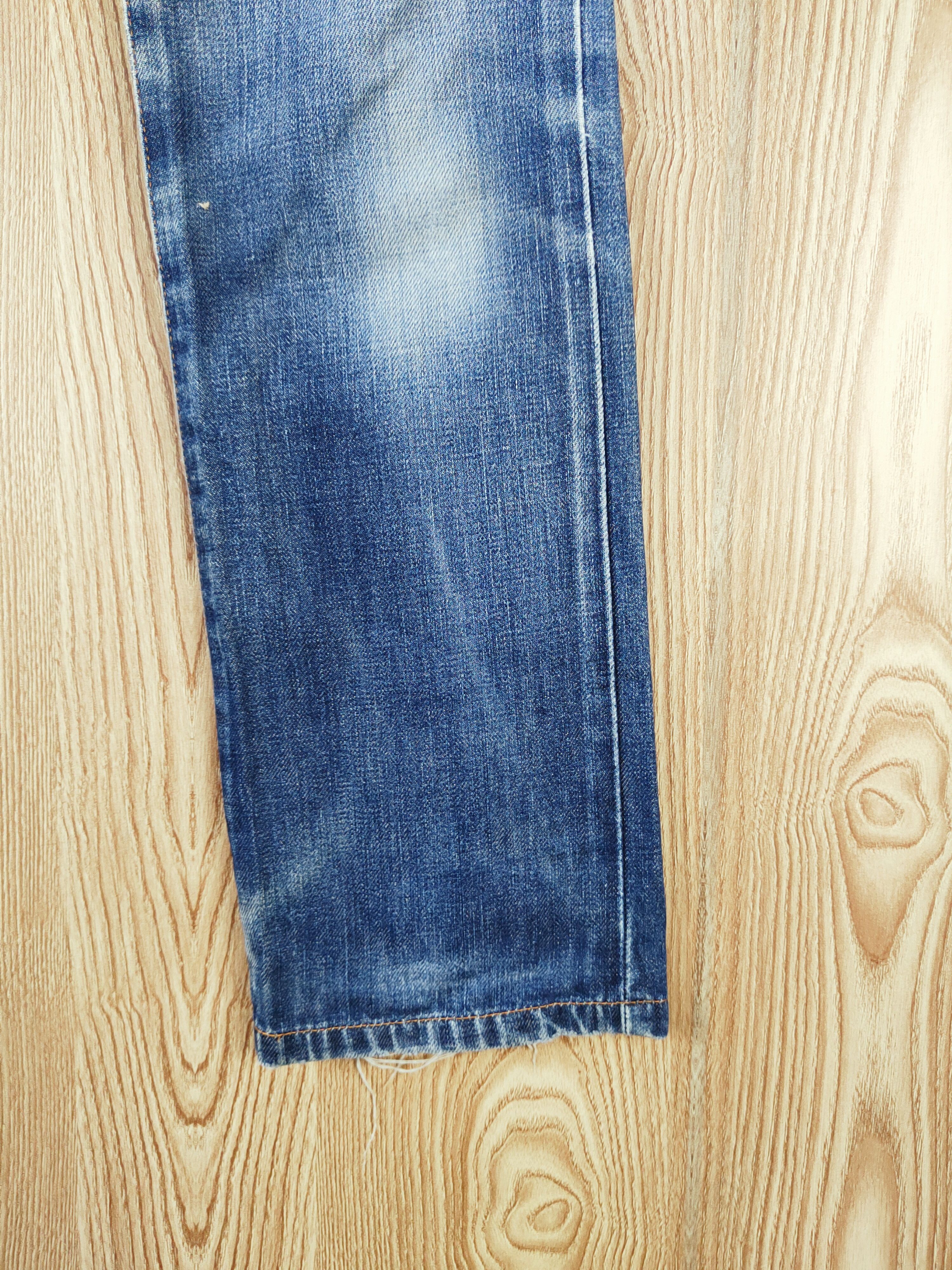 Edwin Edwin Blue Distressed Ripped Denim Jeans #W230 Size US 26 / EU 42 - 6 Thumbnail