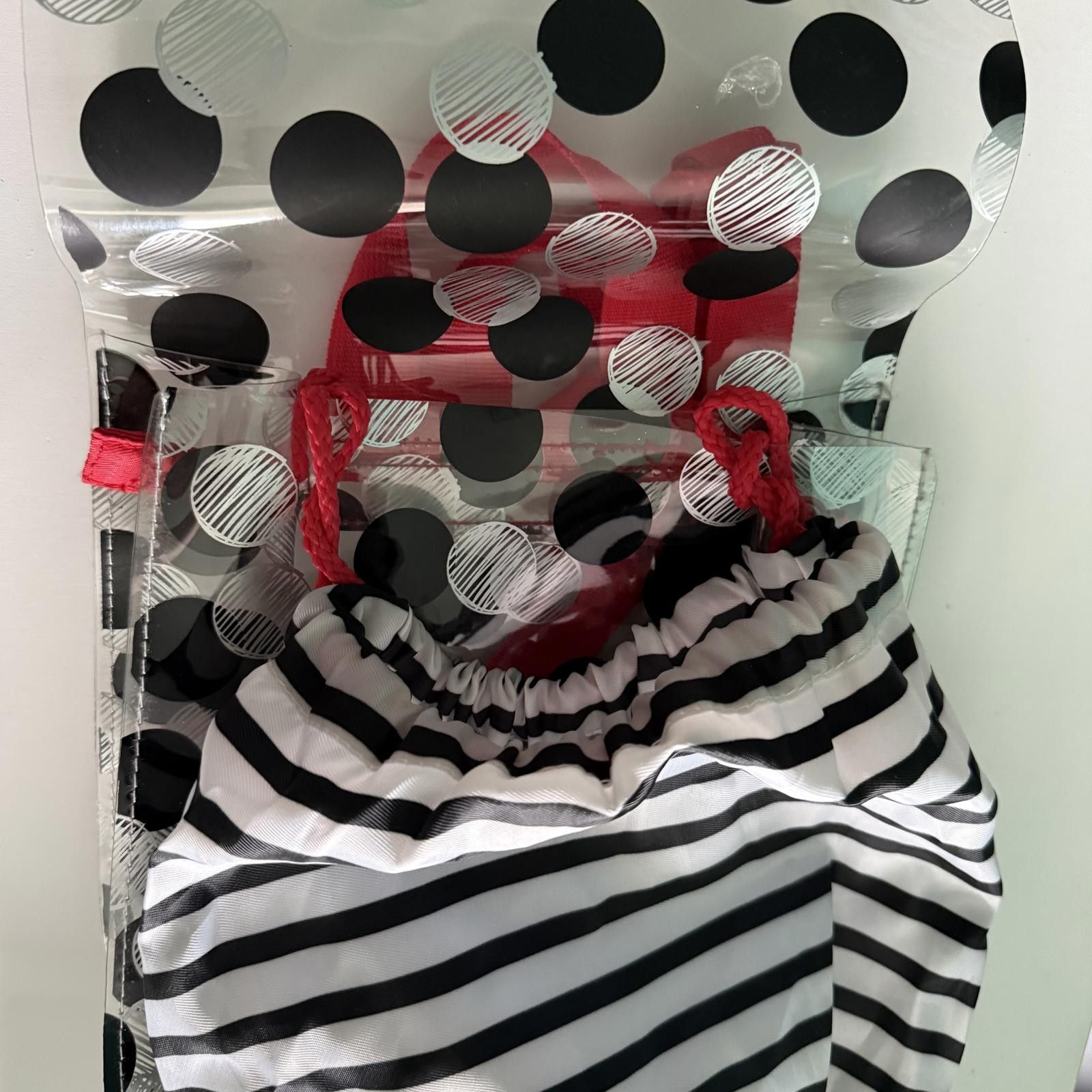 Disney Minnie Mouse Clear Backpack with Polka Dots Size ONE SIZE - 4 Thumbnail