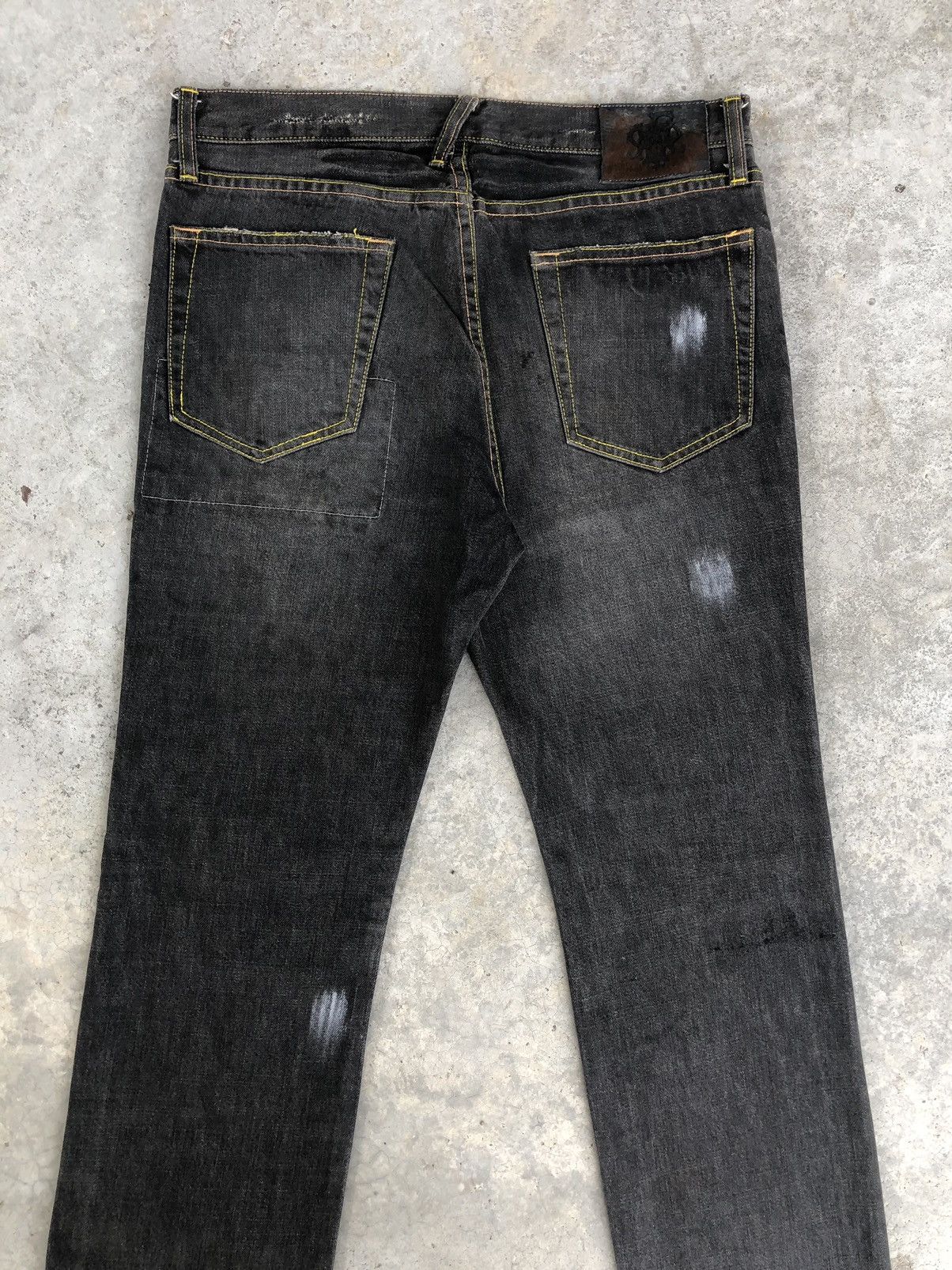 PPFM Japanese PPFM Distressed Jeans Patchwork Size US 32 / EU 48 - 8 Thumbnail