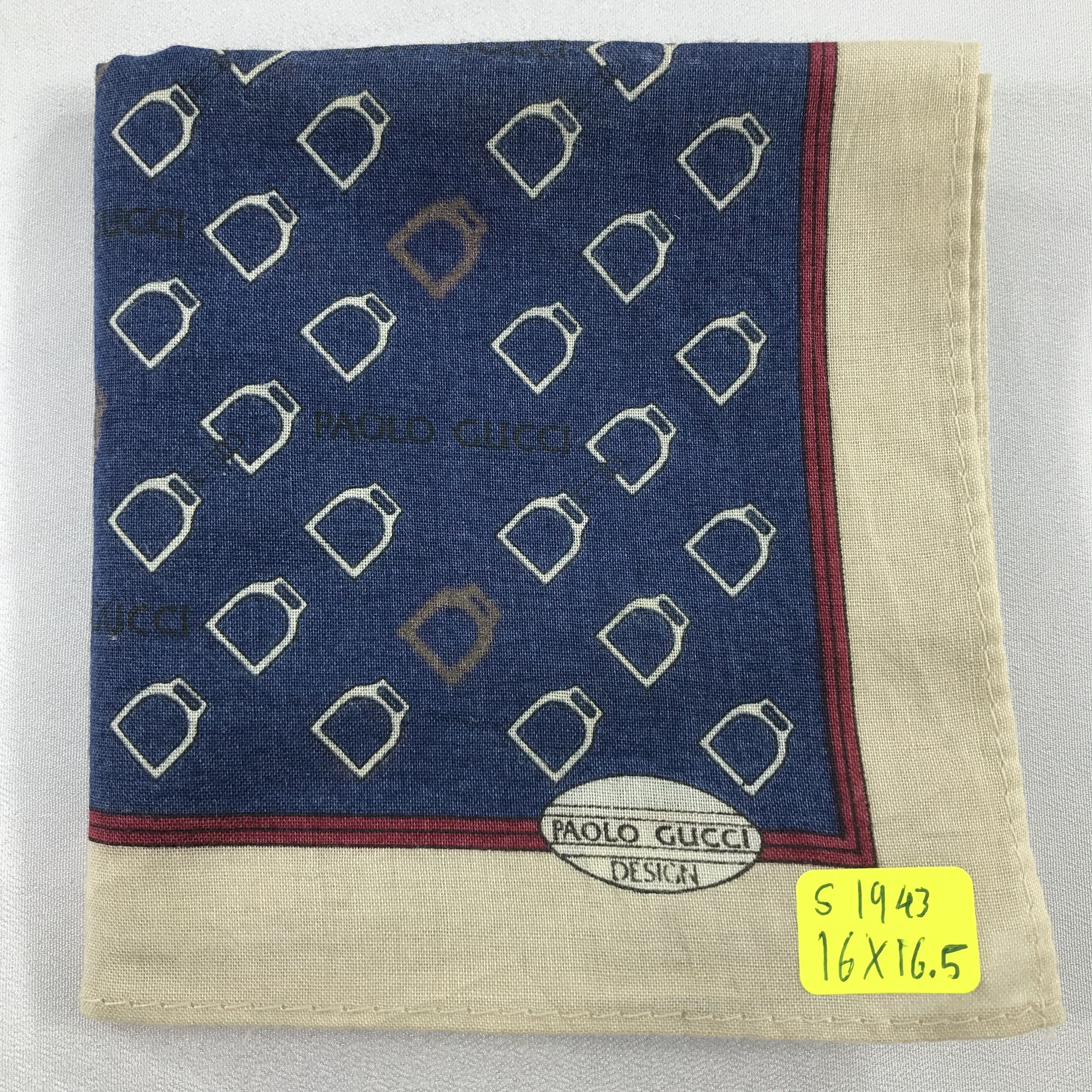 Paolo Gucci × Vintage Paolo Gucci Bandana / Handkerchief / Neckerchief - S1943 Size ONE SIZE - 5 Thumbnail