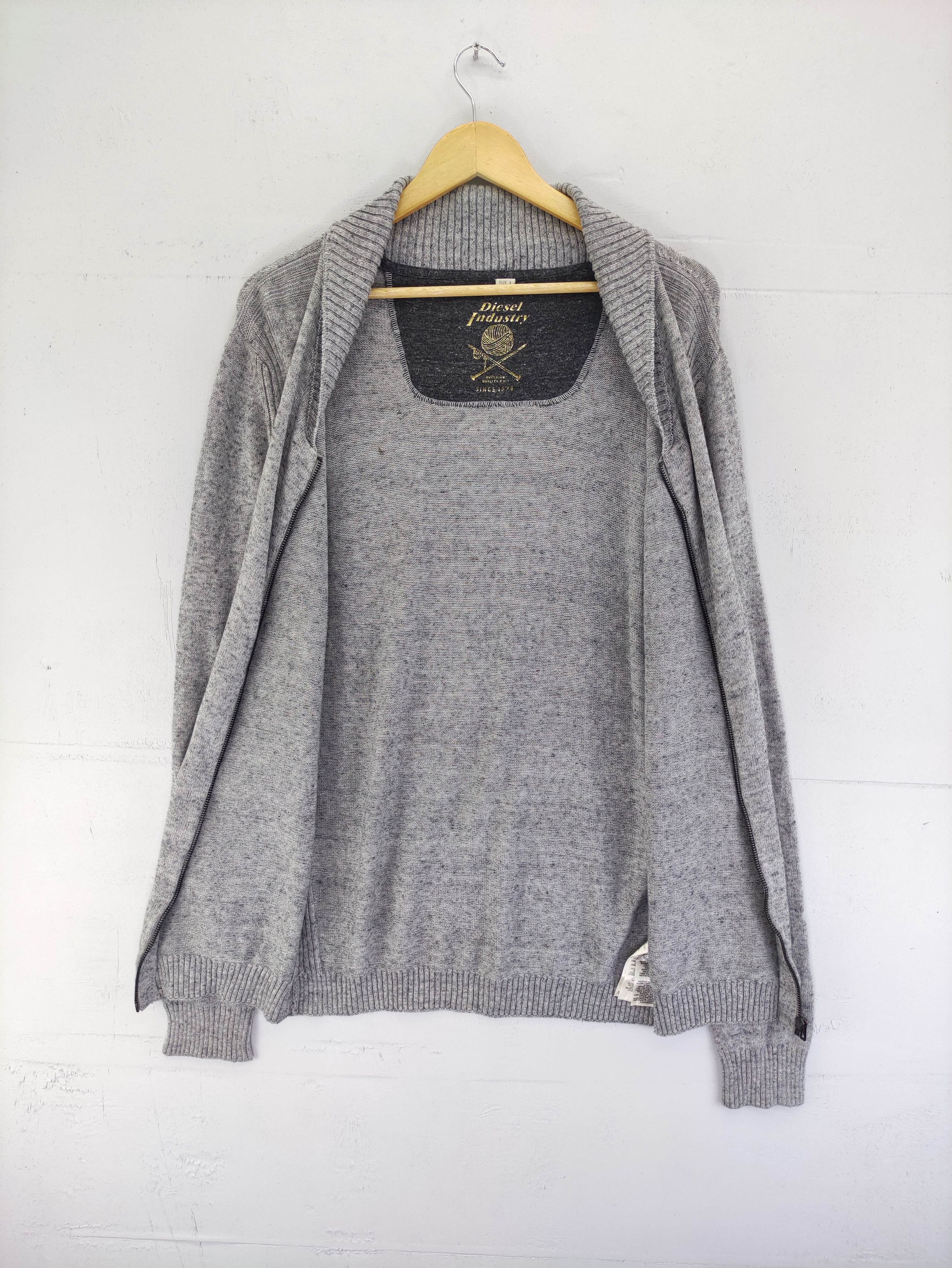 Diesel Vintage Diesel Industry knit Sweater Zipper Size US M / EU 48-50 / 2 - 4 Thumbnail