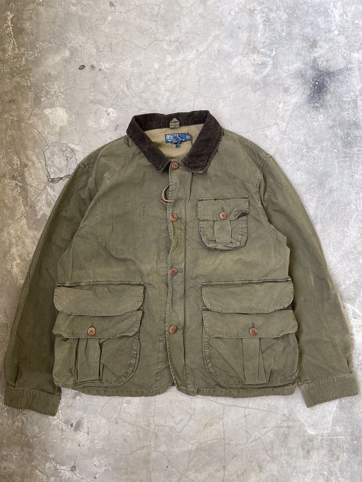 Polo Ralph Lauren × RRL Ralph Lauren × Ralph Lauren Vintage Polo Ralph Lauren Hunting Jacket Size US XL / EU 56 / 4 - 16 Thumbnail