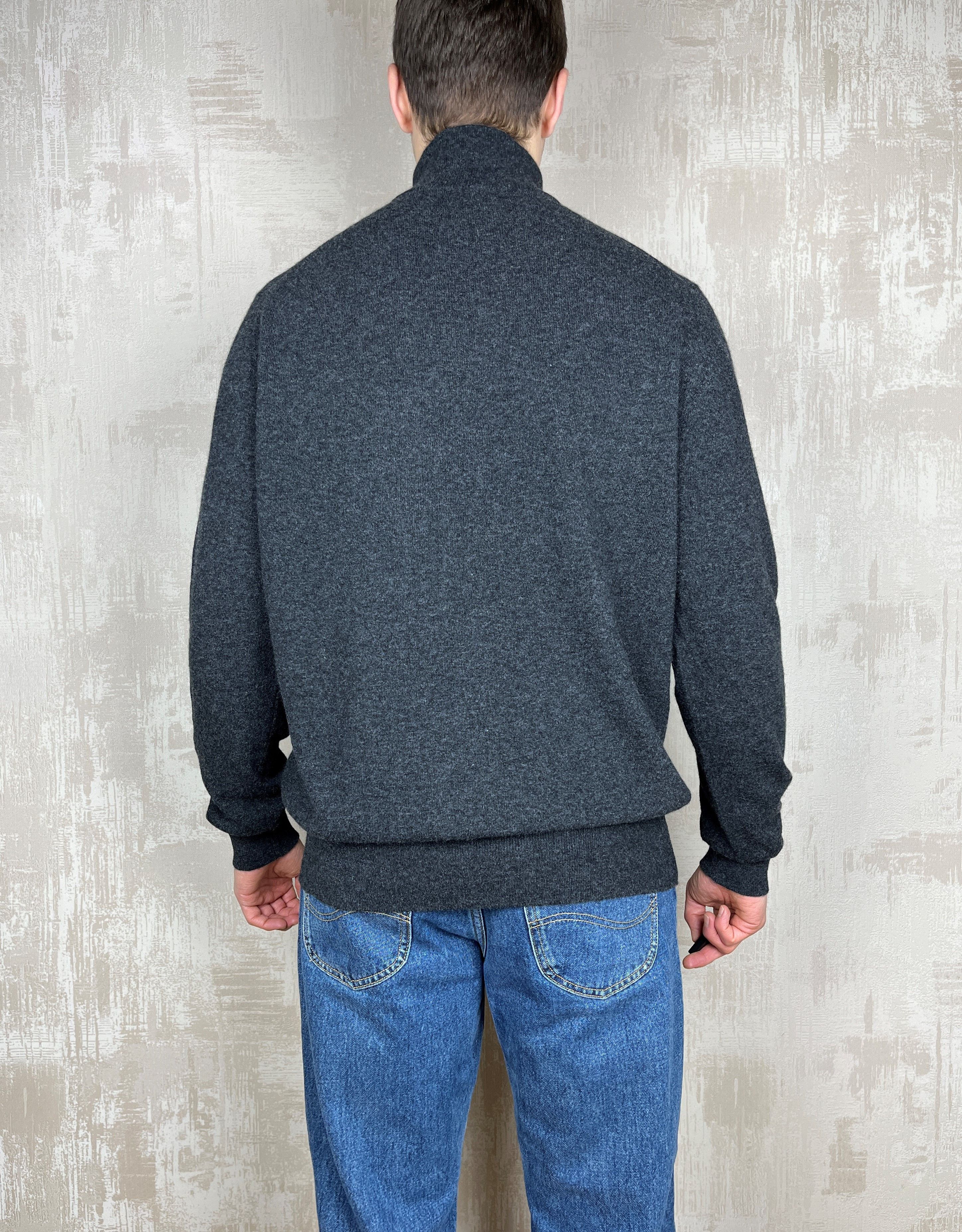 Scott & Charters Scott & Charters Half Zip Wool Sweater Made in Scotland Size US XL / EU 56 / 4 - 17 Thumbnail