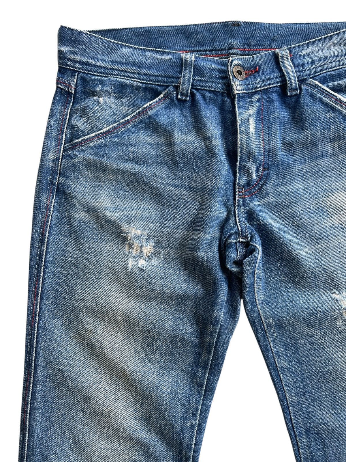 Diesel Diesel Distressed Flared Denim Size 29" - 3 Thumbnail