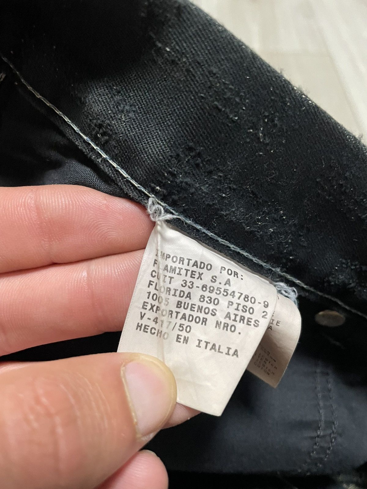 Versace Jeans Couture Vintage Trashed Gianni Versace Monogram Jeans Size US 38 / EU 54 - 14 Thumbnail