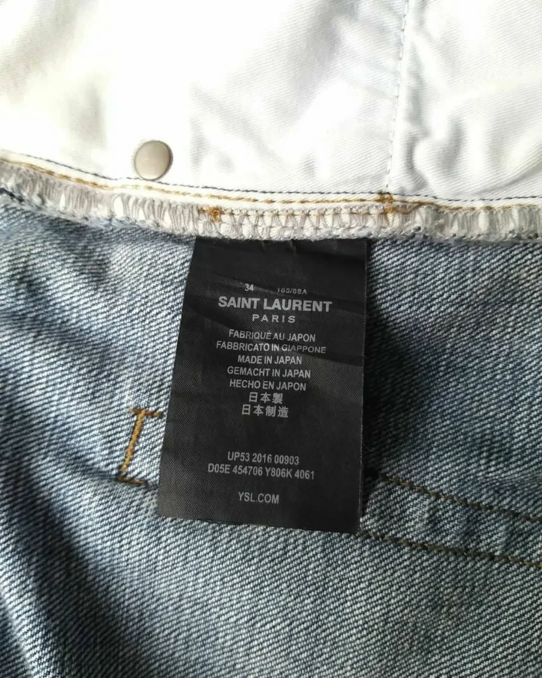 Saint Laurent Paris Saint Laurent Paris Jeans Size US 33 - 5 Thumbnail
