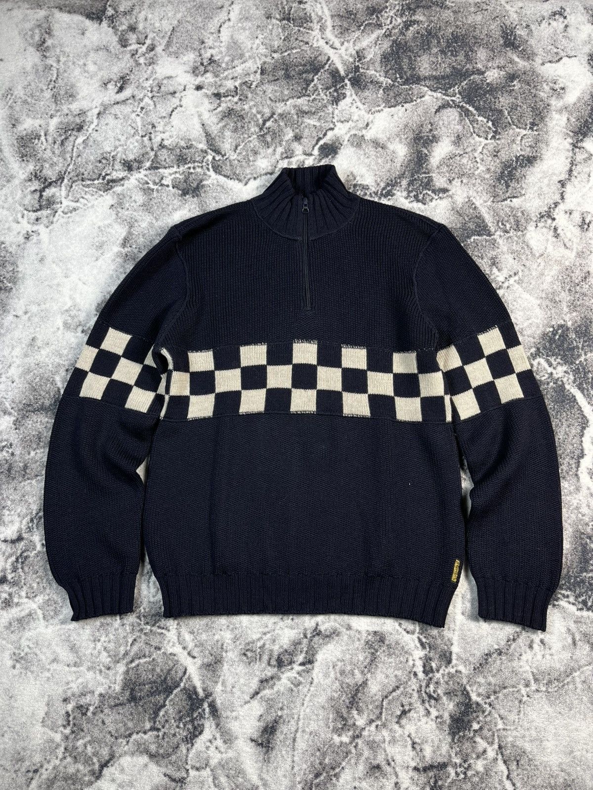 Armani Armani Jeans Vintage Wool Knit 🧶 Sweater Size US L / EU 52-54 / 3 - 1 Thumbnail