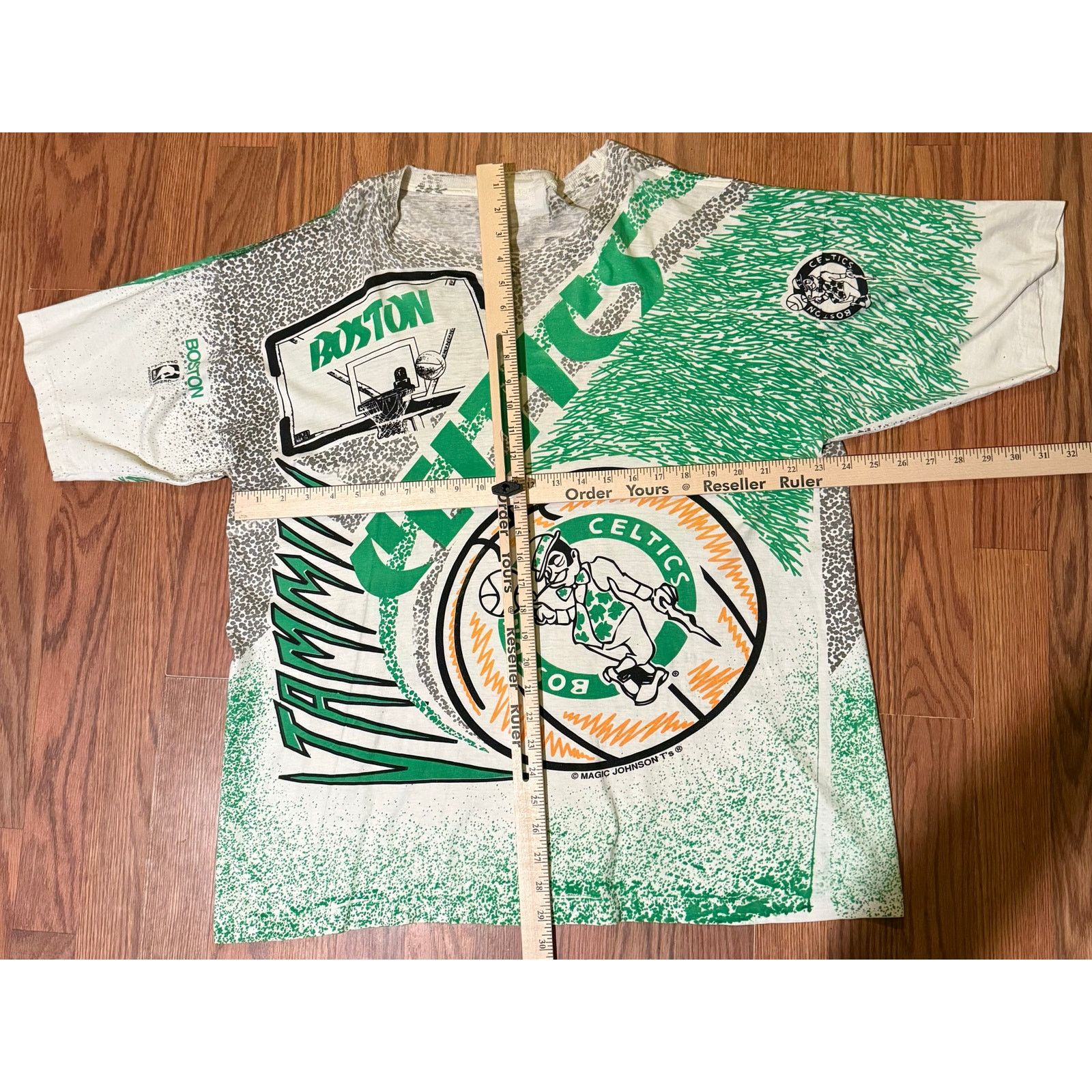 Other Vintage Boston Celtics Magic Johnson Tee size XL Size US XL / EU 56 / 4 - 4 Thumbnail