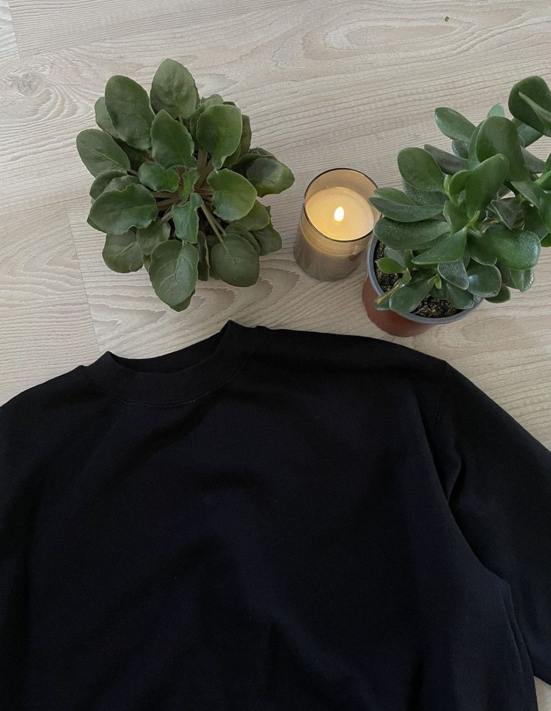 Fruit Of The Loom × Vintage Fruit Of The Loom Vintage Basic Black Sweatshirt Large Size US L / EU 52-54 / 3 - 2 Thumbnail