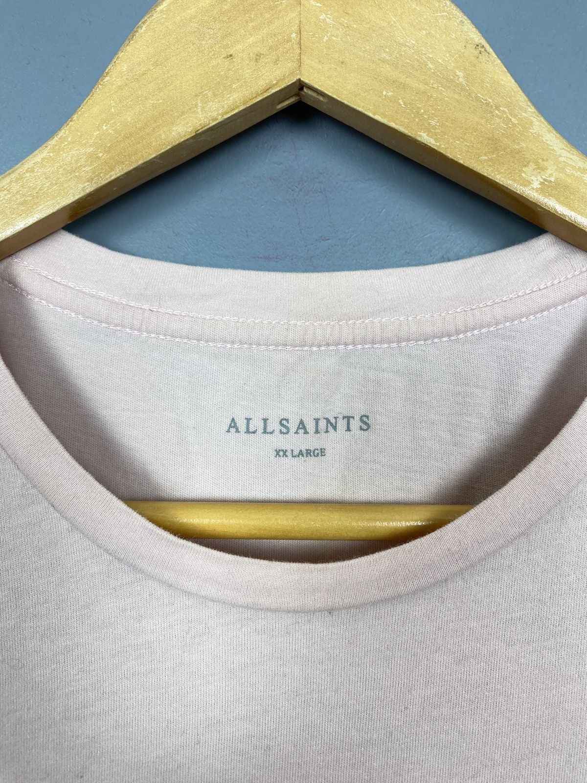 Allsaints × Designer Allsaints Basic Short Sleeve T Shirt Round Neck Top Size 2XL Size US XXL / EU 58 / 5 - 3 Thumbnail