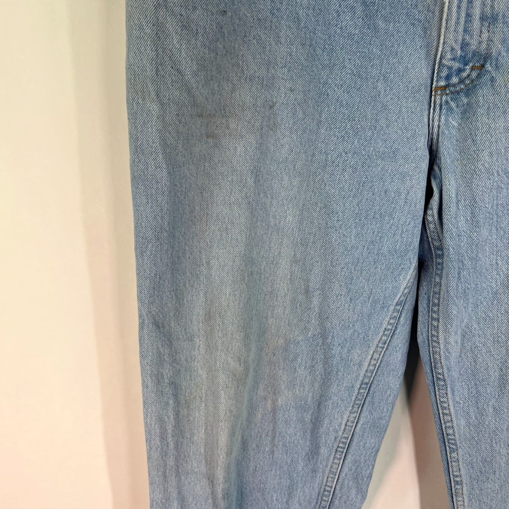 Vintage VINTAGE L.L. Bean Jeans Mens 38x34 Straight Blue Denim Relaxed Distressed Classic Size US 38 / EU 54 - 2 Thumbnail