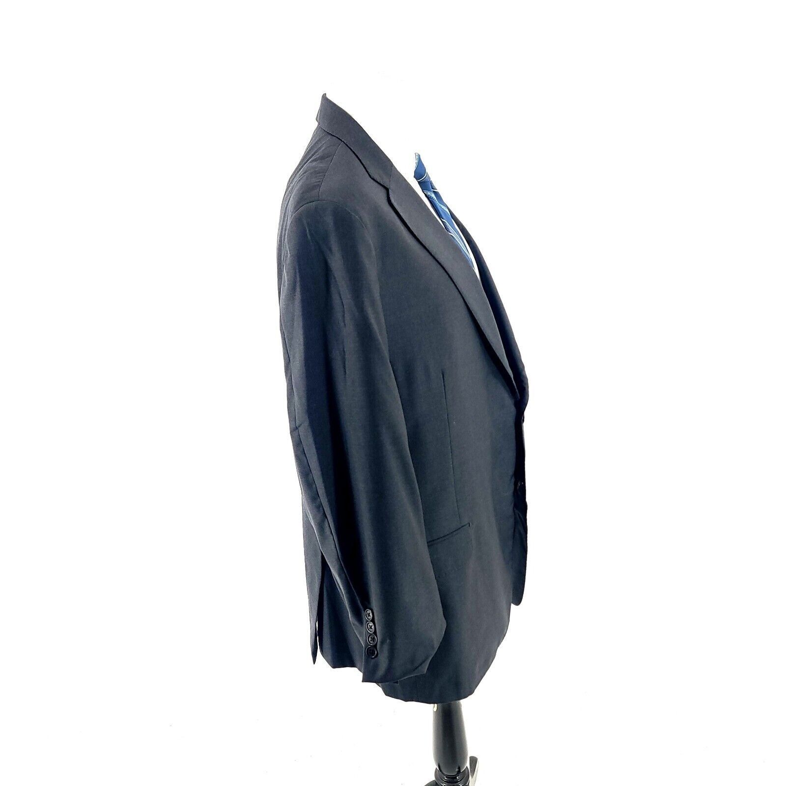 Hickey Freeman Hickey Freeman New York Traveler Beacon Worsted Wool 2 Butto Size 46R - 7 Thumbnail