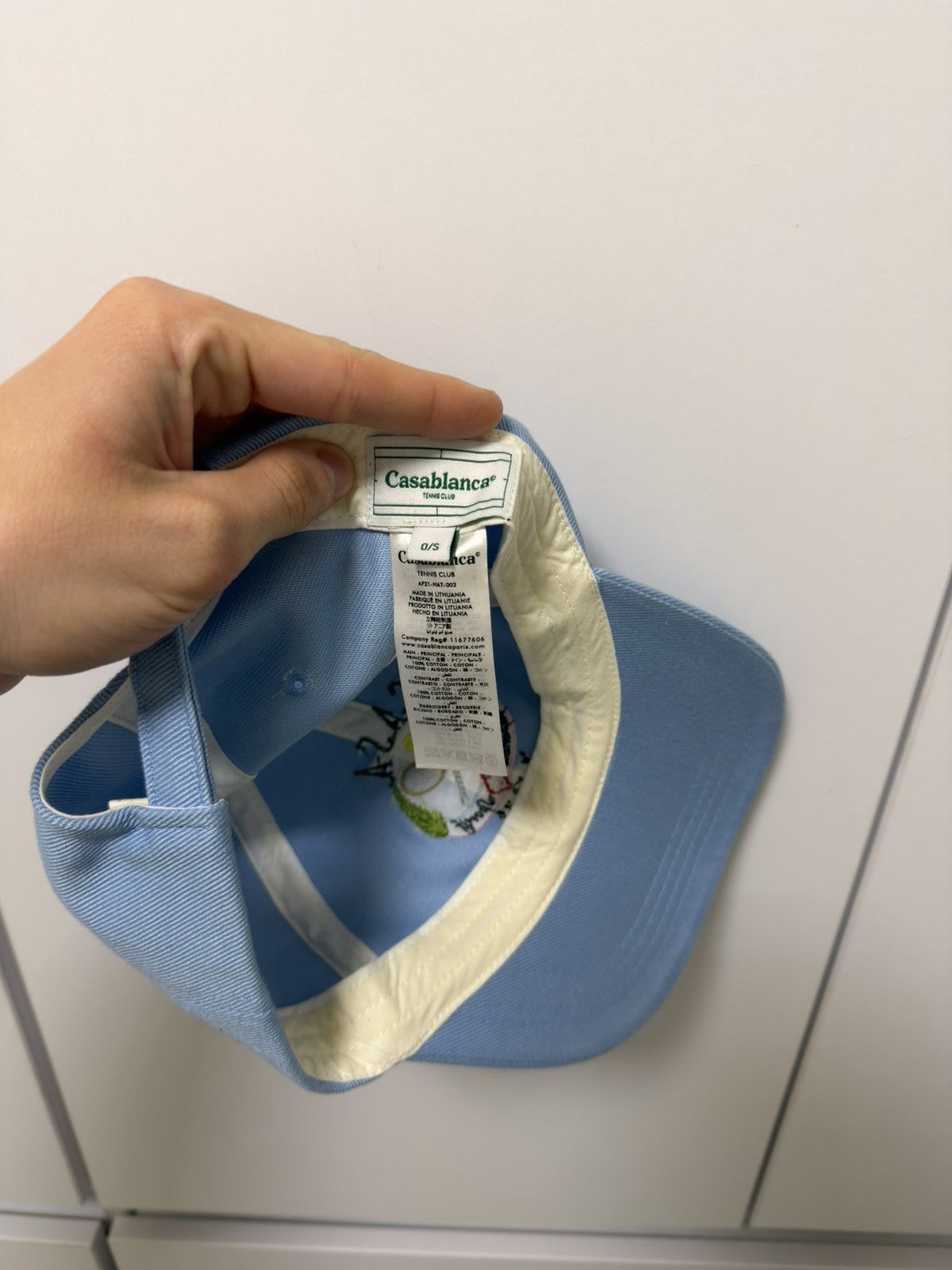 Casablanca Casablanca Casaway Tennis Twill Cap Alaskan Blue Size ONE SIZE - 8 Thumbnail