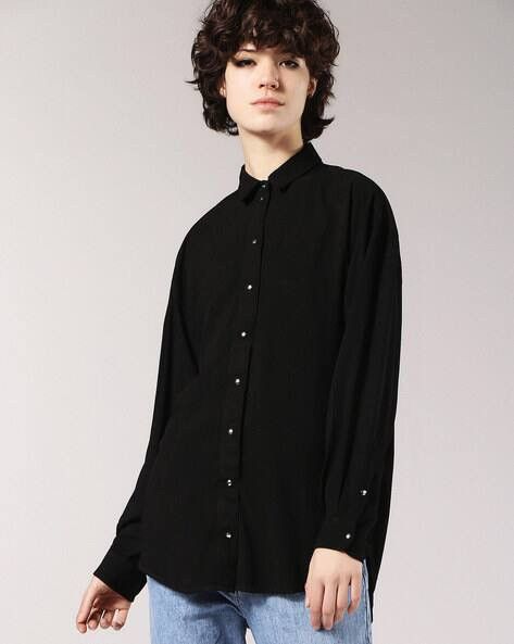 Diesel (XS-S) Diesel C-Solen Camicia blouse shirt button up Size S / US 4 / IT 40 - 2 Thumbnail