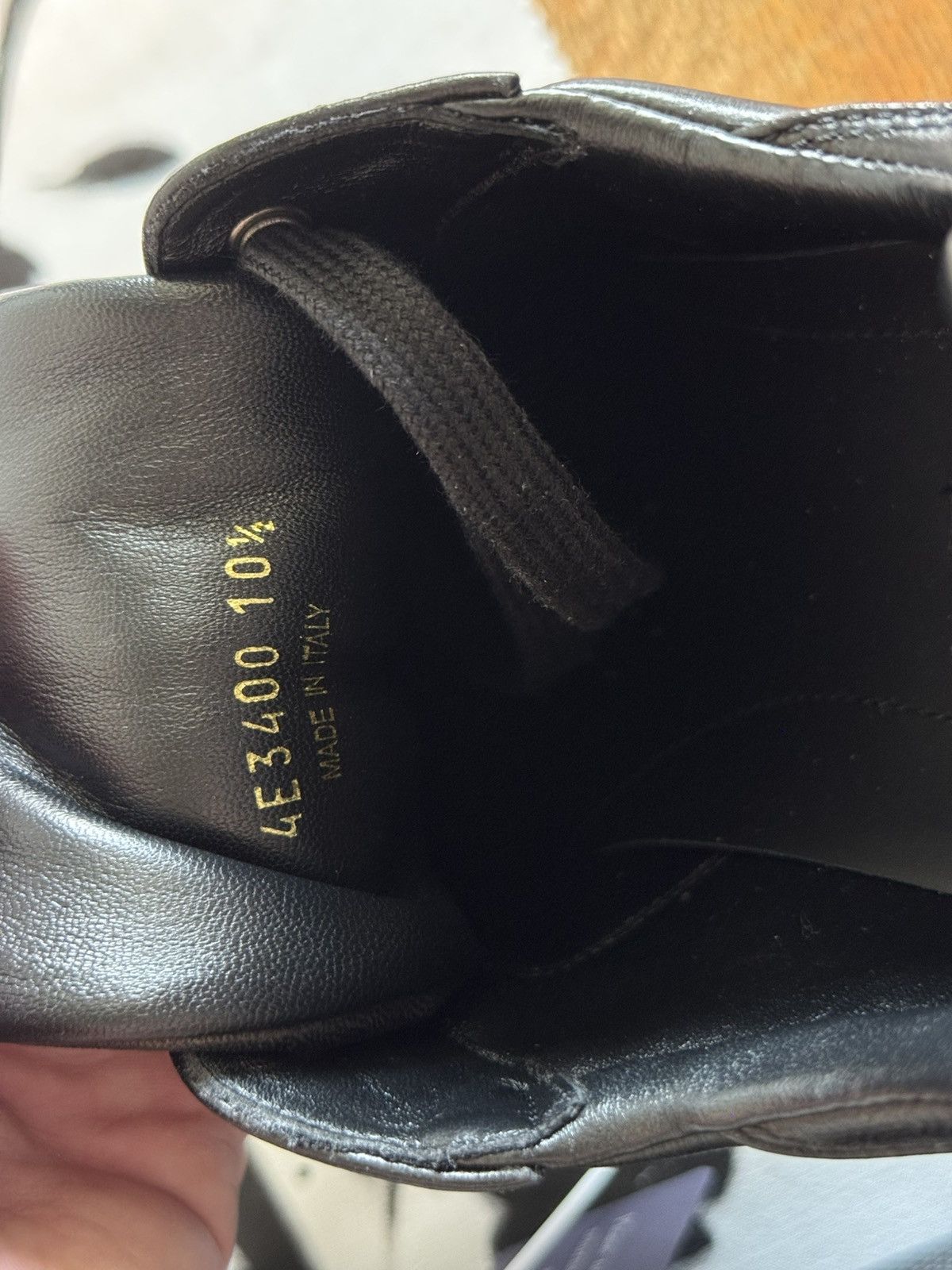 Prada Prada Black Leather Low-Top Sneakers New w/ Tags EU 43 Size US 10.5 / EU 43-44 - 6 Thumbnail
