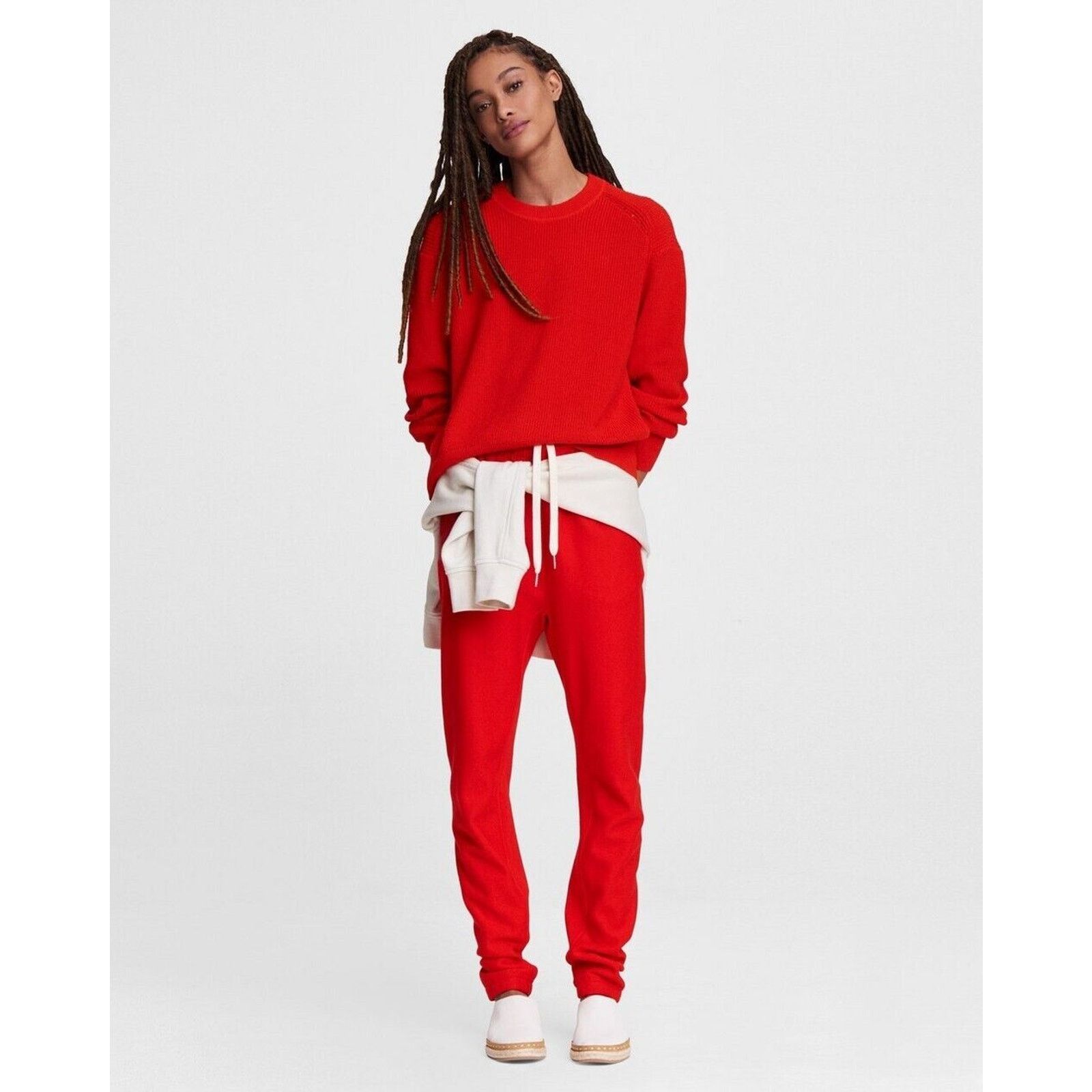 Rag & Bone rag & bone Ann Cotton Cashmere Crew Relaxed Fit Sweater $350 Size S / US 4 / IT 40 - 2 Thumbnail