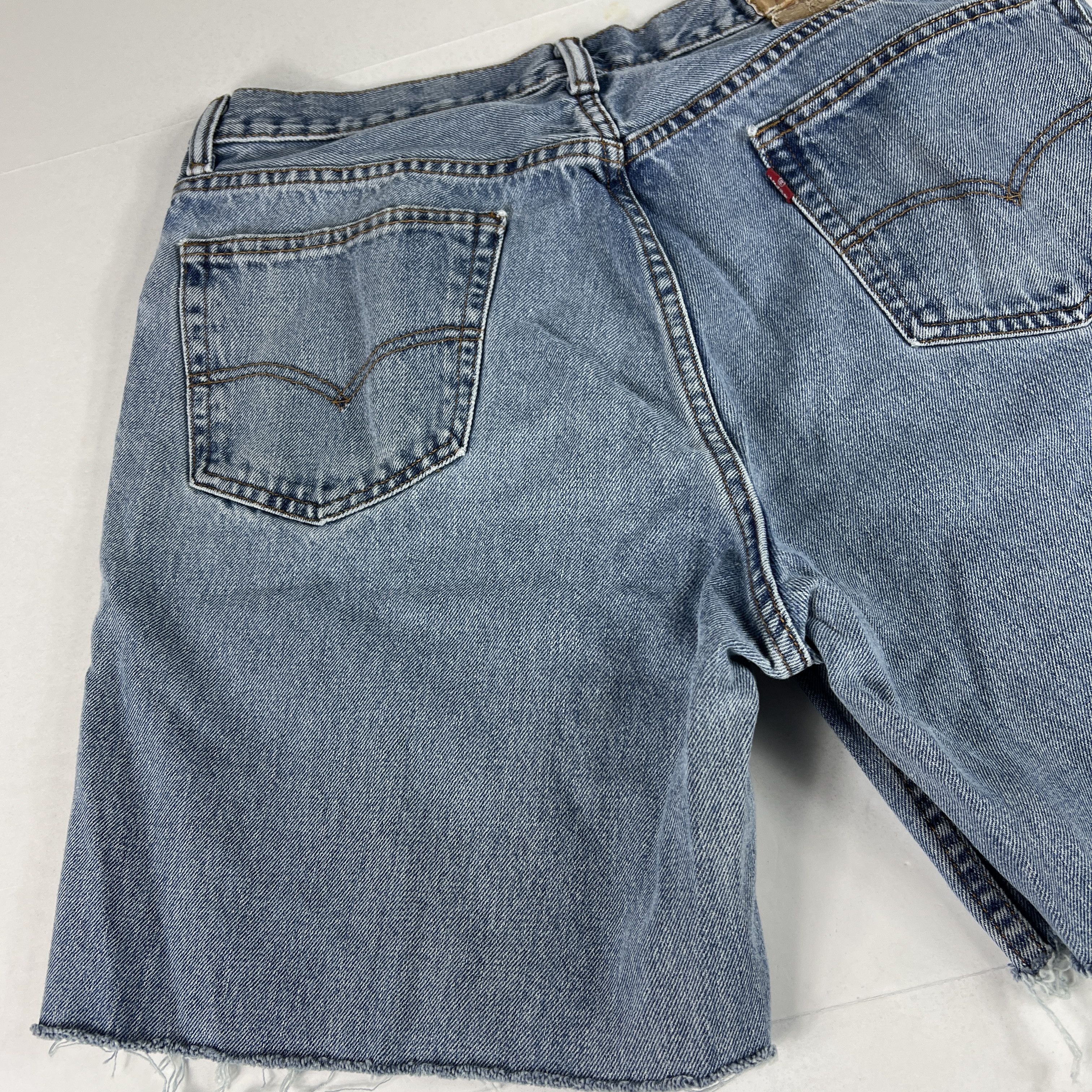 Levi's Levi's Jean Short 560 Loose Faded Cut Off Cotton Denim Jorts Size US 34 / EU 50 - 10 Thumbnail