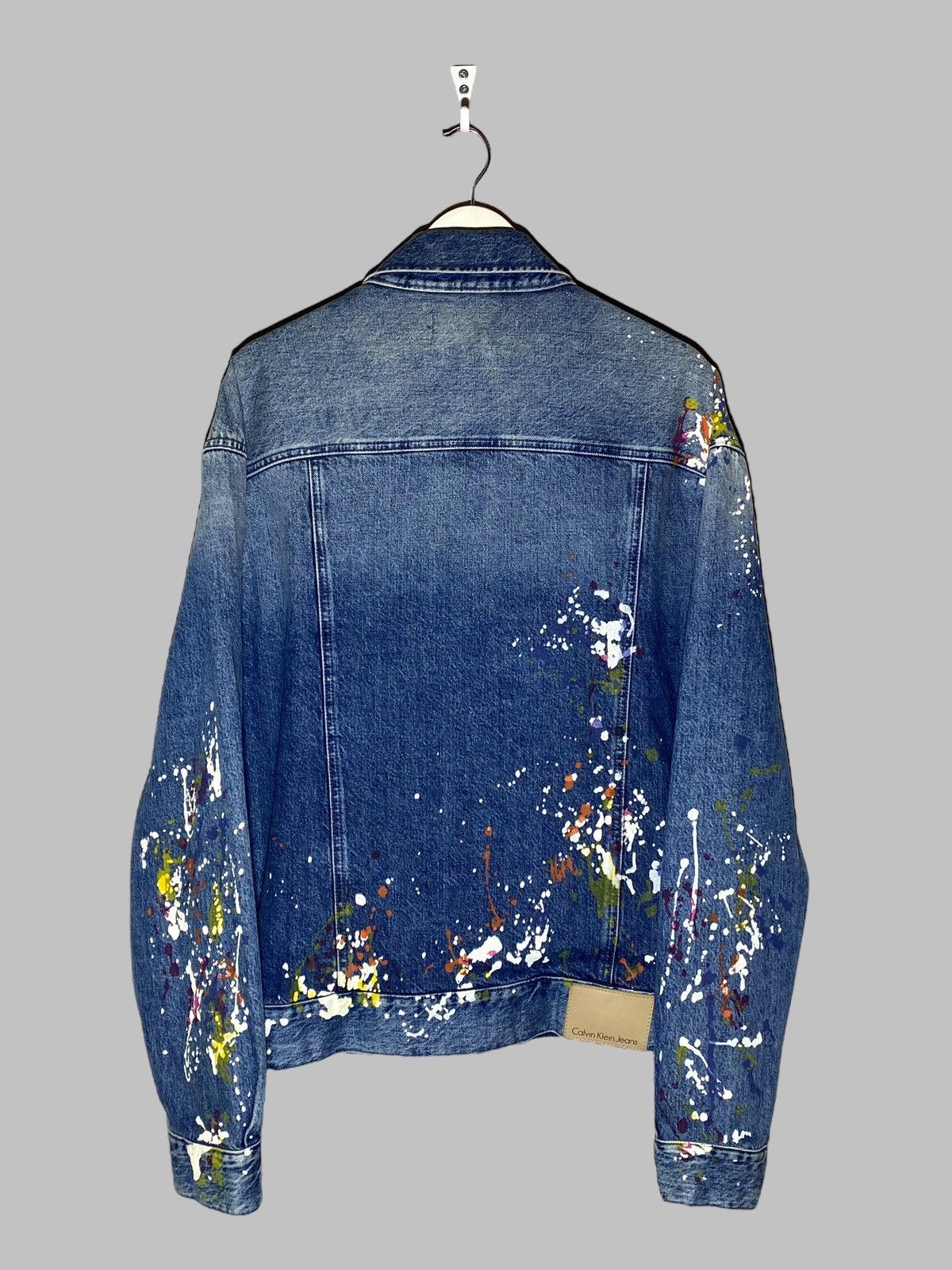 Calvin Klein Calvin Klein Painted Denim Jacket Men’s Size US XL / EU 56 / 4 - 2 Thumbnail