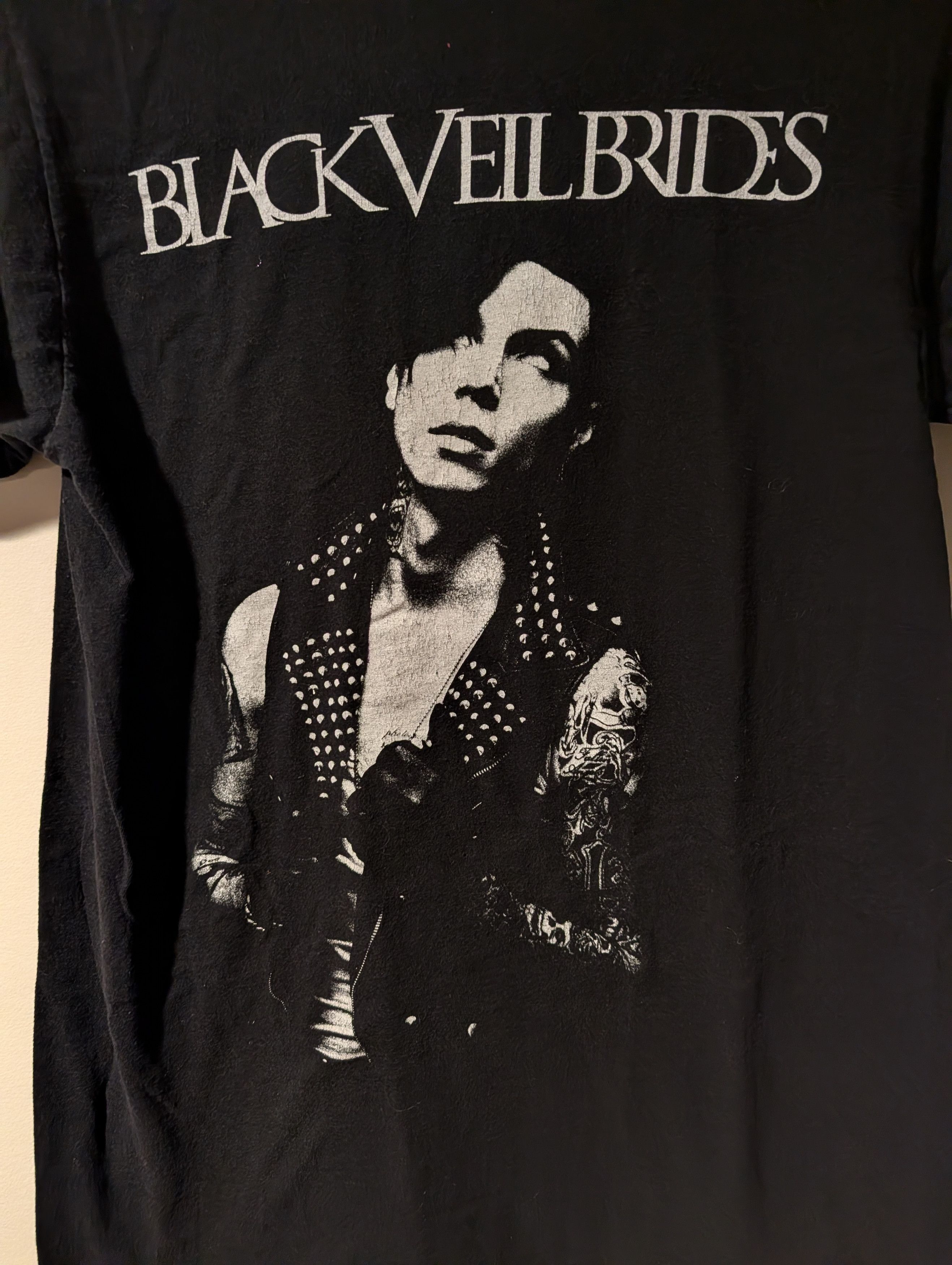 Band Tees Vintage 2010's Black Veil Brides Andy Biersack Band T-Shirt Size US M / EU 48-50 / 2 - 2 Thumbnail
