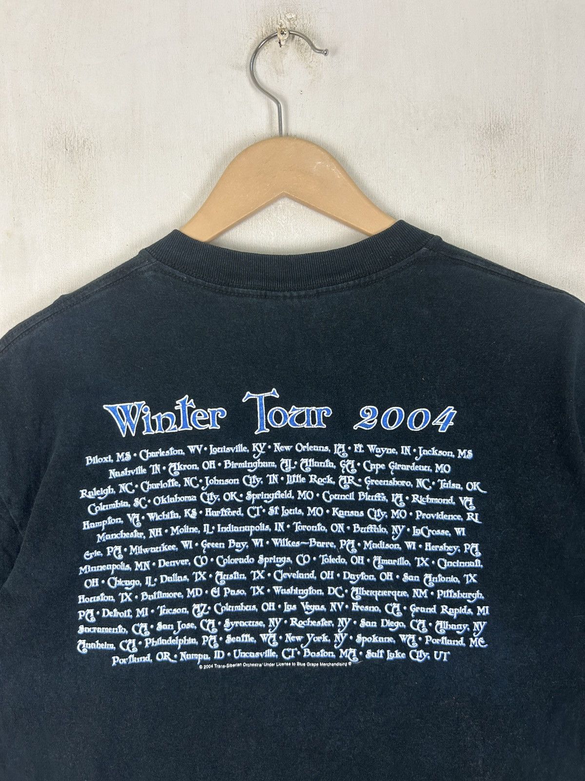 Band Tees × Vintage Vintage Y2K Trans Siberian Ochestrq Winter Tour Size US M / EU 48-50 / 2 - 7 Thumbnail