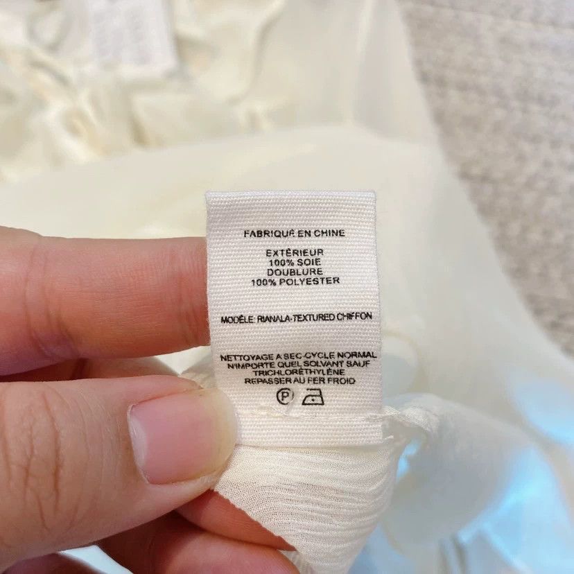 Theory Theory Ivory Shirt P Size XS / US 0-2 / IT 36-38 - 7 Thumbnail
