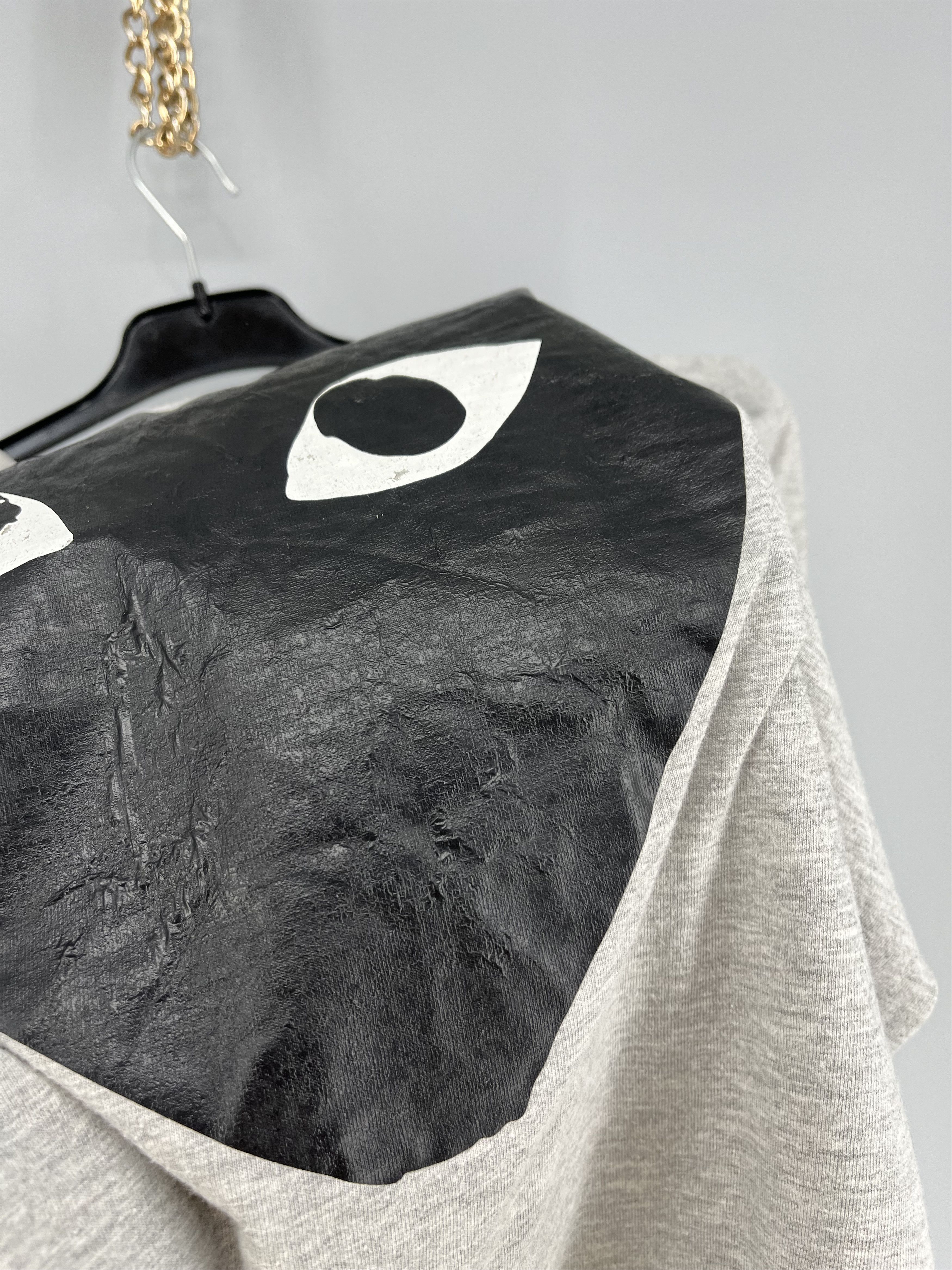 Comme des Garcons Vintage 90s Comme des Garcons Play Tee Big Logo Size US M / EU 48-50 / 2 - 16 Thumbnail