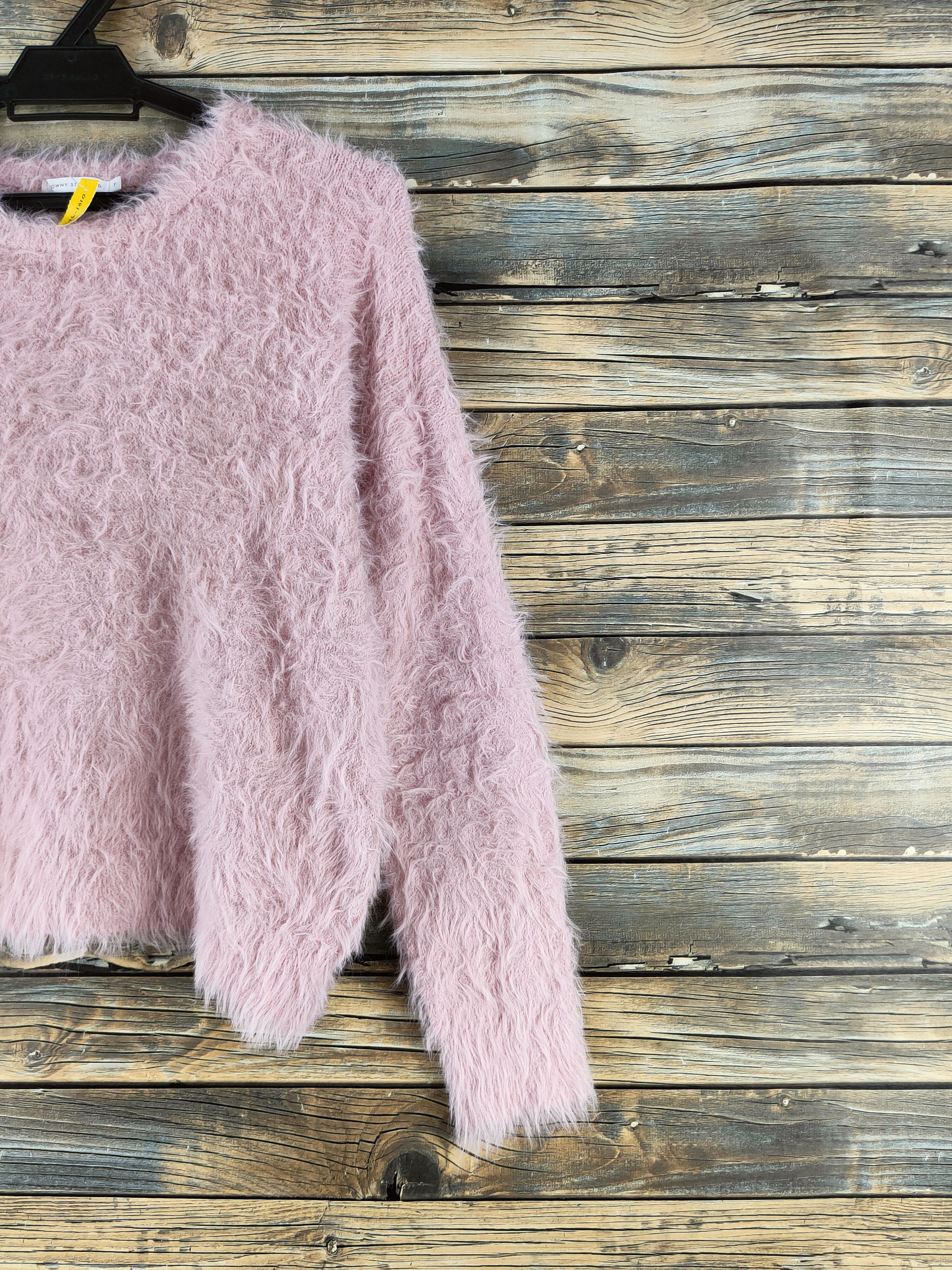 Japanese Brand DL Browny Standard Pink Fur Mohair Knitwear #46-1010 Size M / US 6-8 / IT 42-44 - 5 Thumbnail