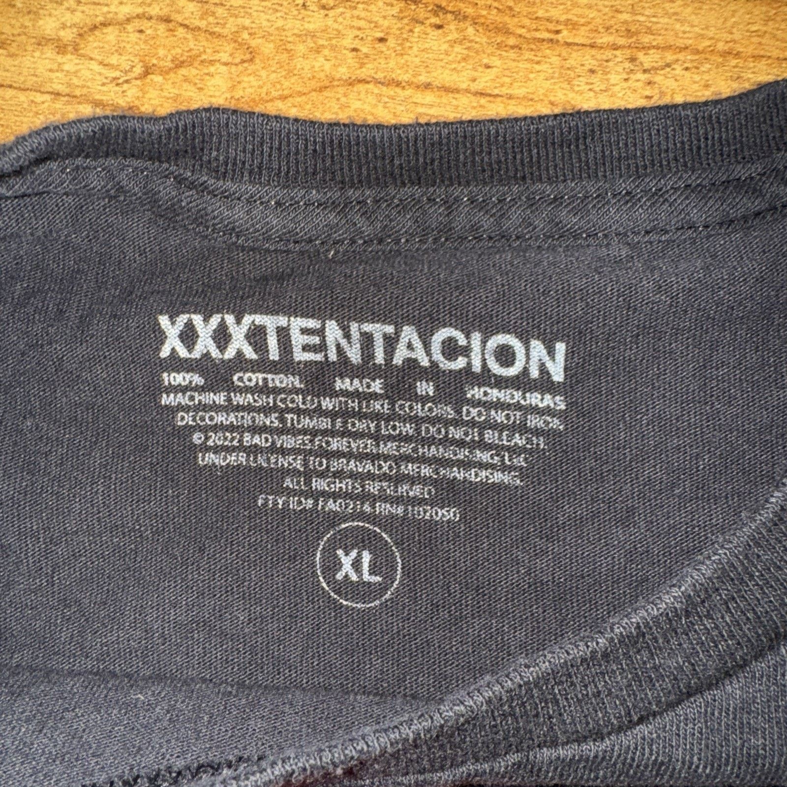 Band Tees × Rap Tees × Vintage Xxxtentacio Rap T-Shirt Black XL 23x28 Size US XL / EU 56 / 4 - 3 Thumbnail