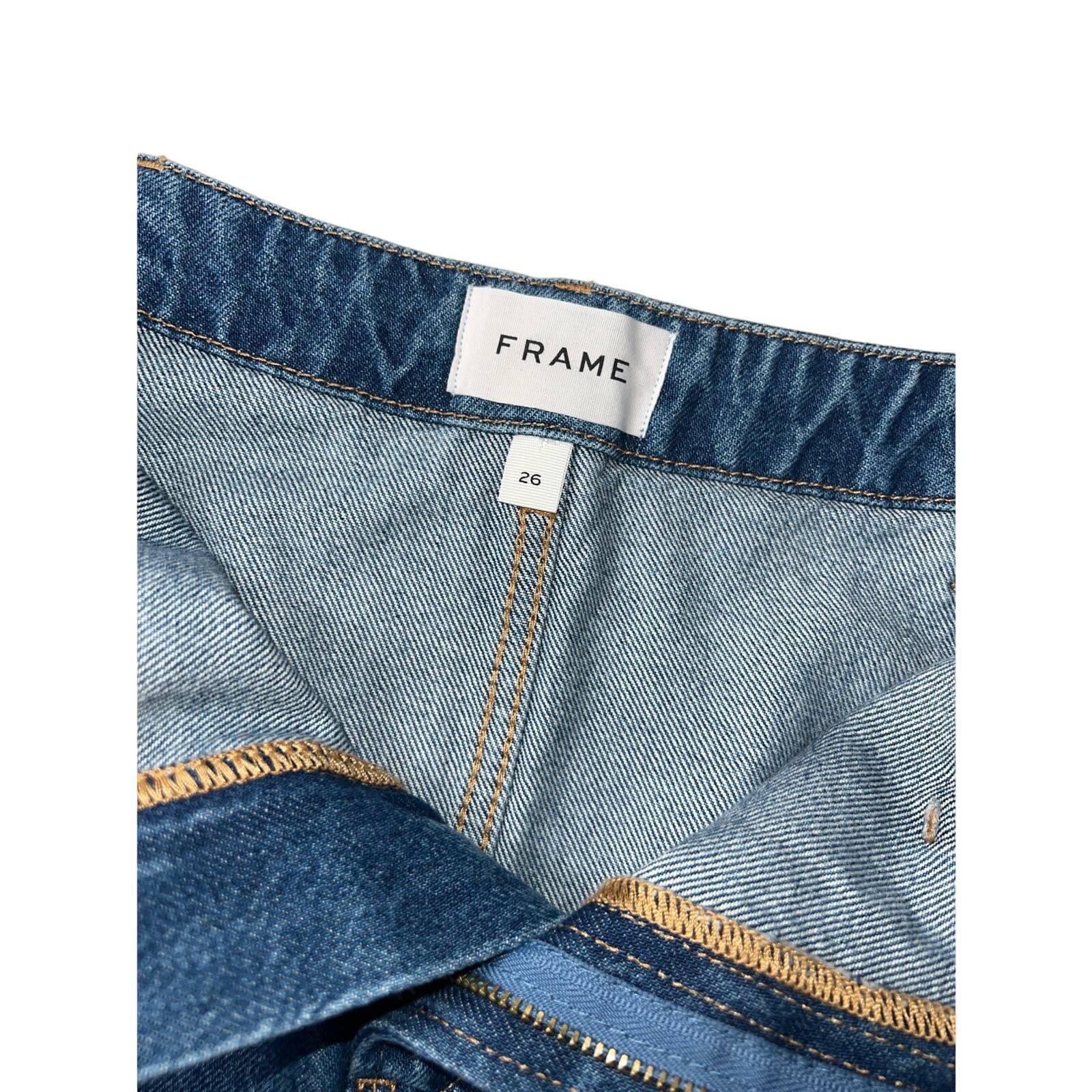 Frame FRAME | Spring 2024 Release | Sonata Jean Skirt - Size 26 Size 26" / US 2 / IT 38 - 11 Thumbnail