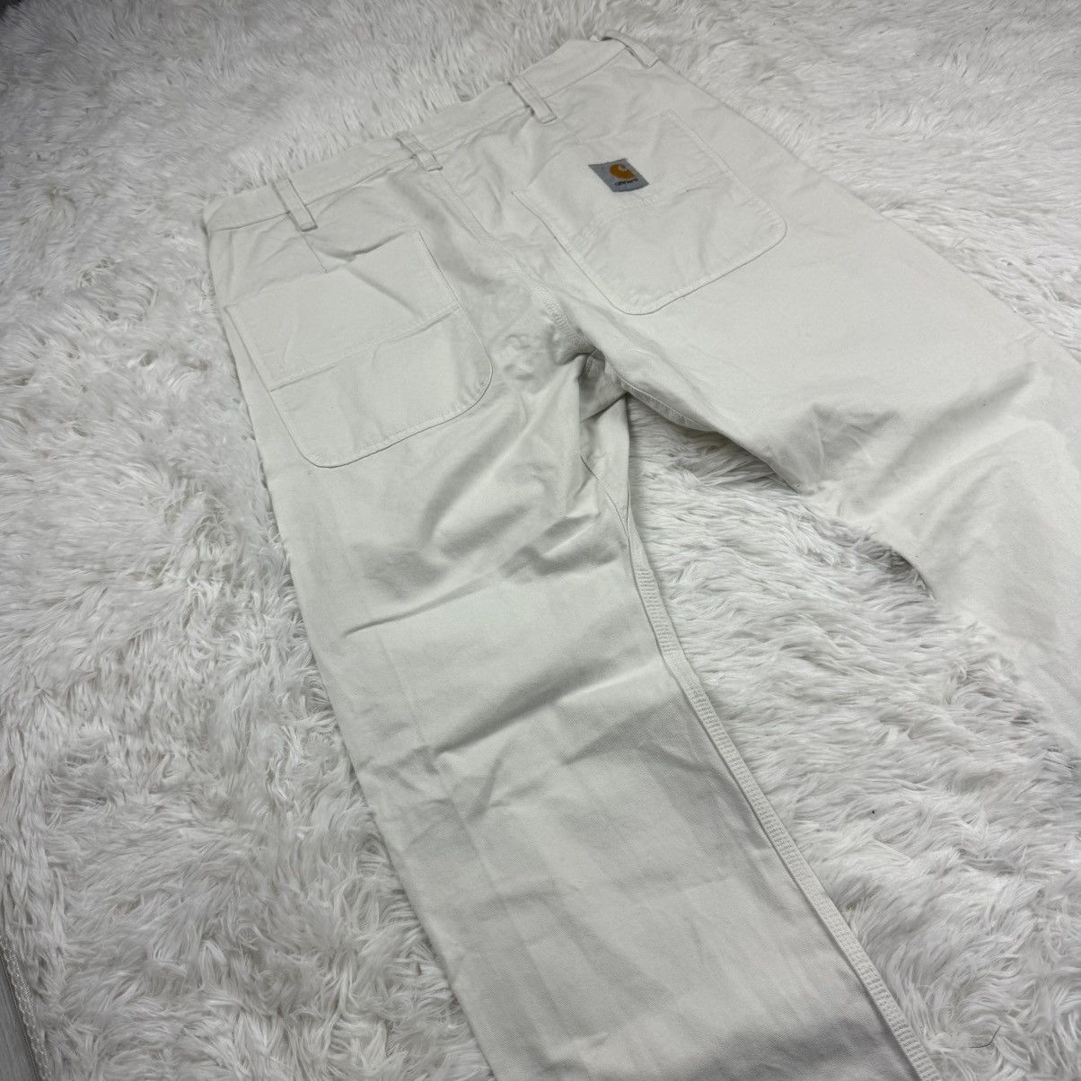 Carhartt Carhartt White Chalk Pants 31x32 Vintage Workwear Streetwear Size US 31 - 5 Thumbnail
