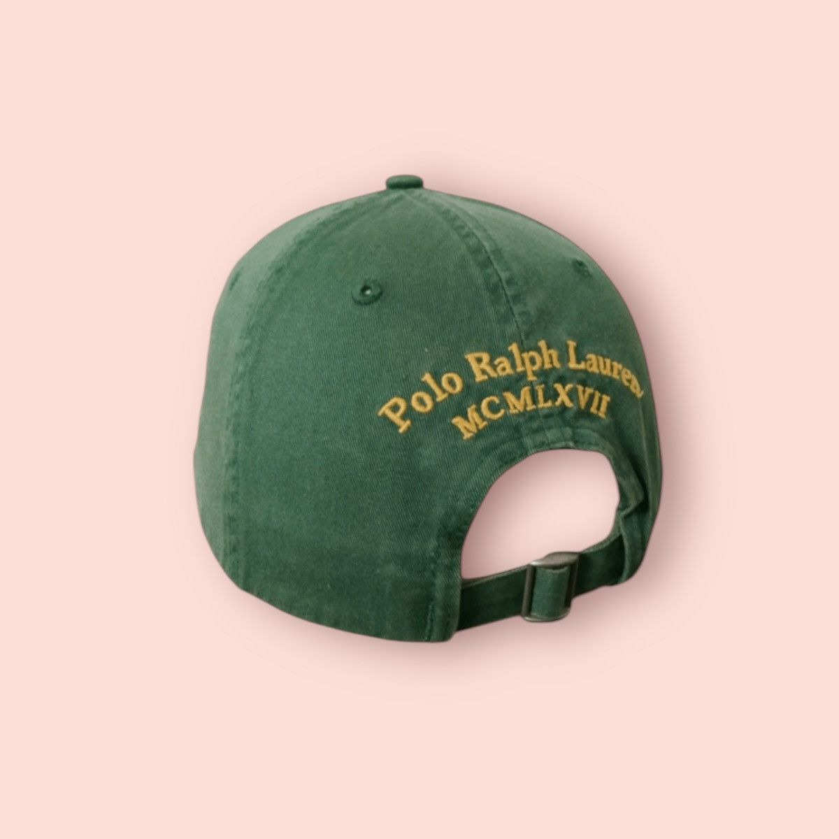 Polo Ralph Lauren × RRL Ralph Lauren × Ralph Lauren VINTAGE POLO RALPH LAUREN NO.3 BIG PONY STRAPBACK Size ONE SIZE - 5 Thumbnail