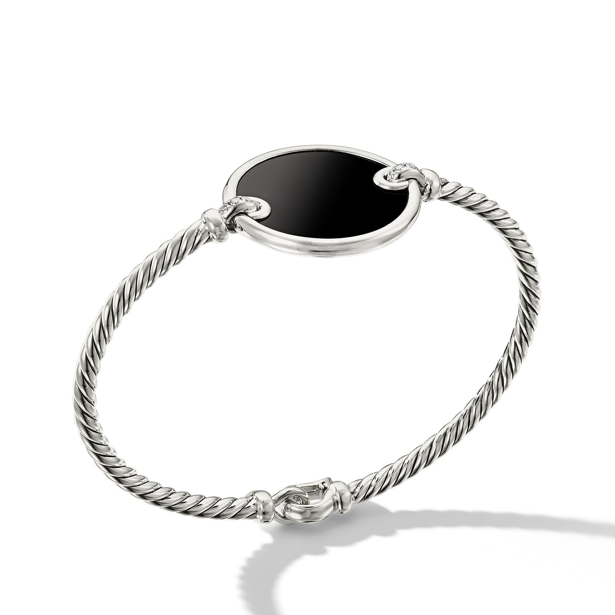 David Yurman o1w1db10525 B17019D Bracelet in Silver with Onyx and Diamond Size ONE SIZE - 1 Preview
