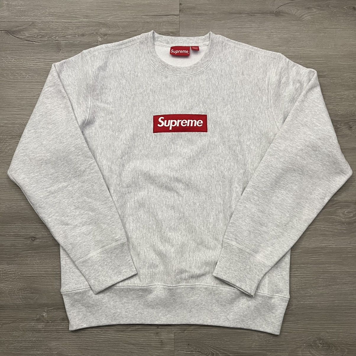 Supreme Supreme Box Logo Crewneck FW18 Size US M / EU 48-50 / 2 - 2 Thumbnail