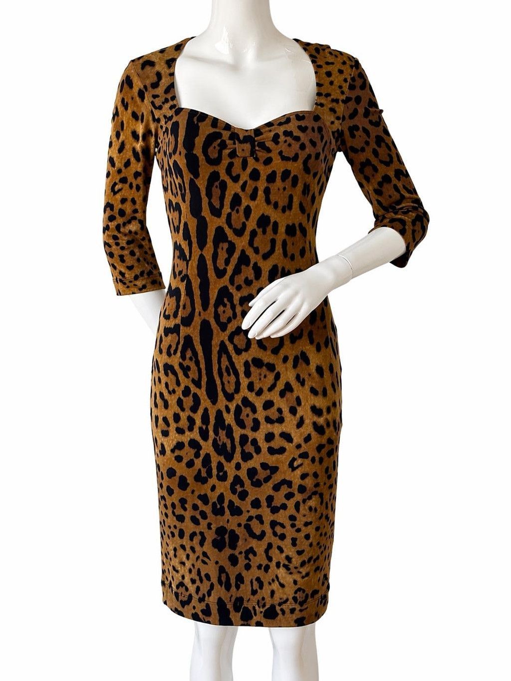 Roberto Cavalli Class Roberto Cavalli Leopard Print Dress Bodycon Size S / US 4 / IT 40 - 1 Thumbnail