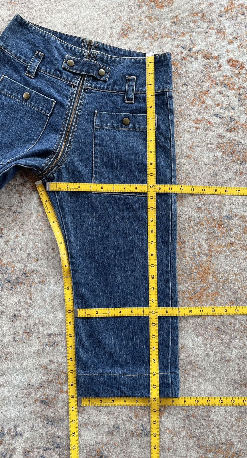 ARSNL ARS JAPAN THREE QUARTER JEANS Size US 29 - 15 Thumbnail