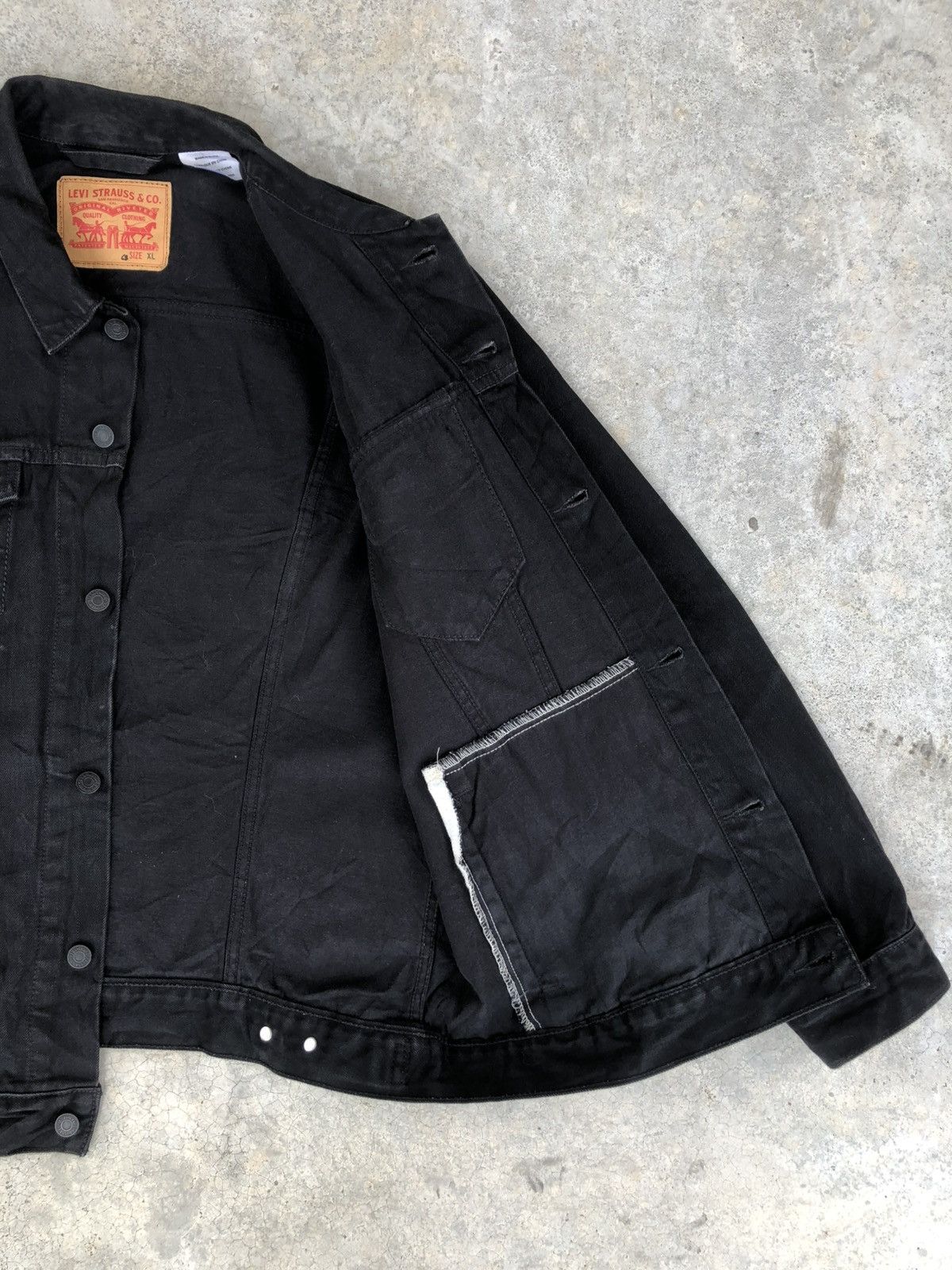 Levi's Y2k Levi’s Denim Jacket Distressed Size US XL / EU 56 / 4 - 8 Thumbnail