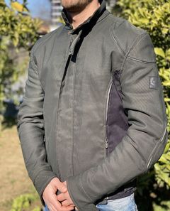 Belstaff GOLD Label Nylon Jacket Blouson Men Size L Charcoal Gray From  Japan