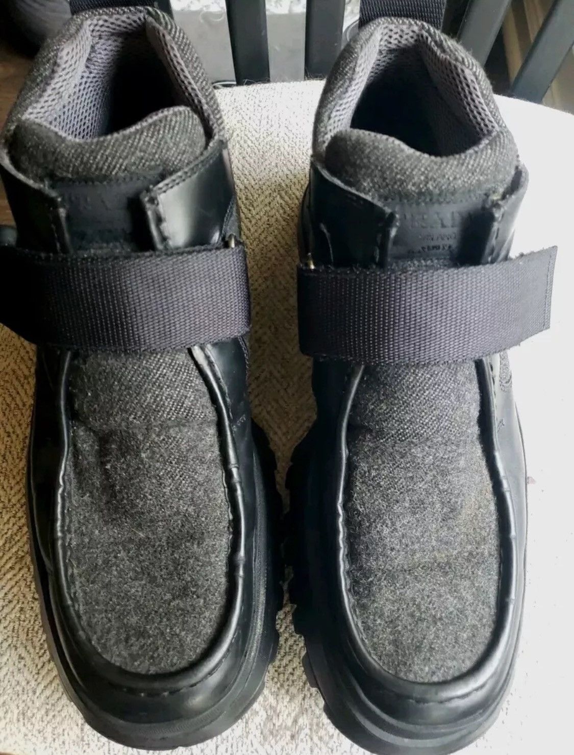 Prada Vintage 00's Prada Hiking Boot Vibram Sole Leather/Wool Size US 10 / EU 43 - 6 Thumbnail
