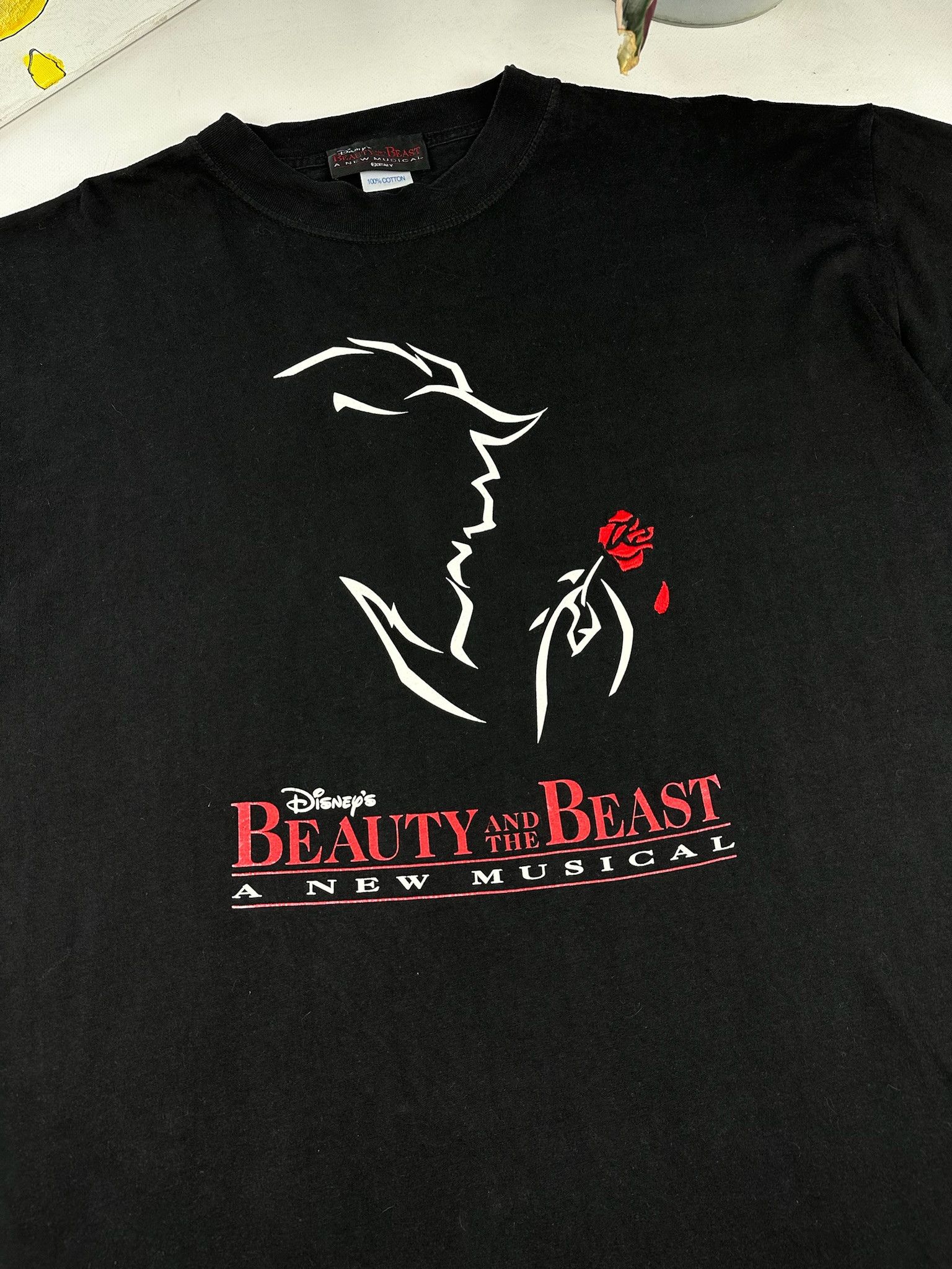Disney 90's VINTAGE Beauty and the Beast Cartoons Movie Tee Disney Size US XL / EU 56 / 4 - 2 Thumbnail