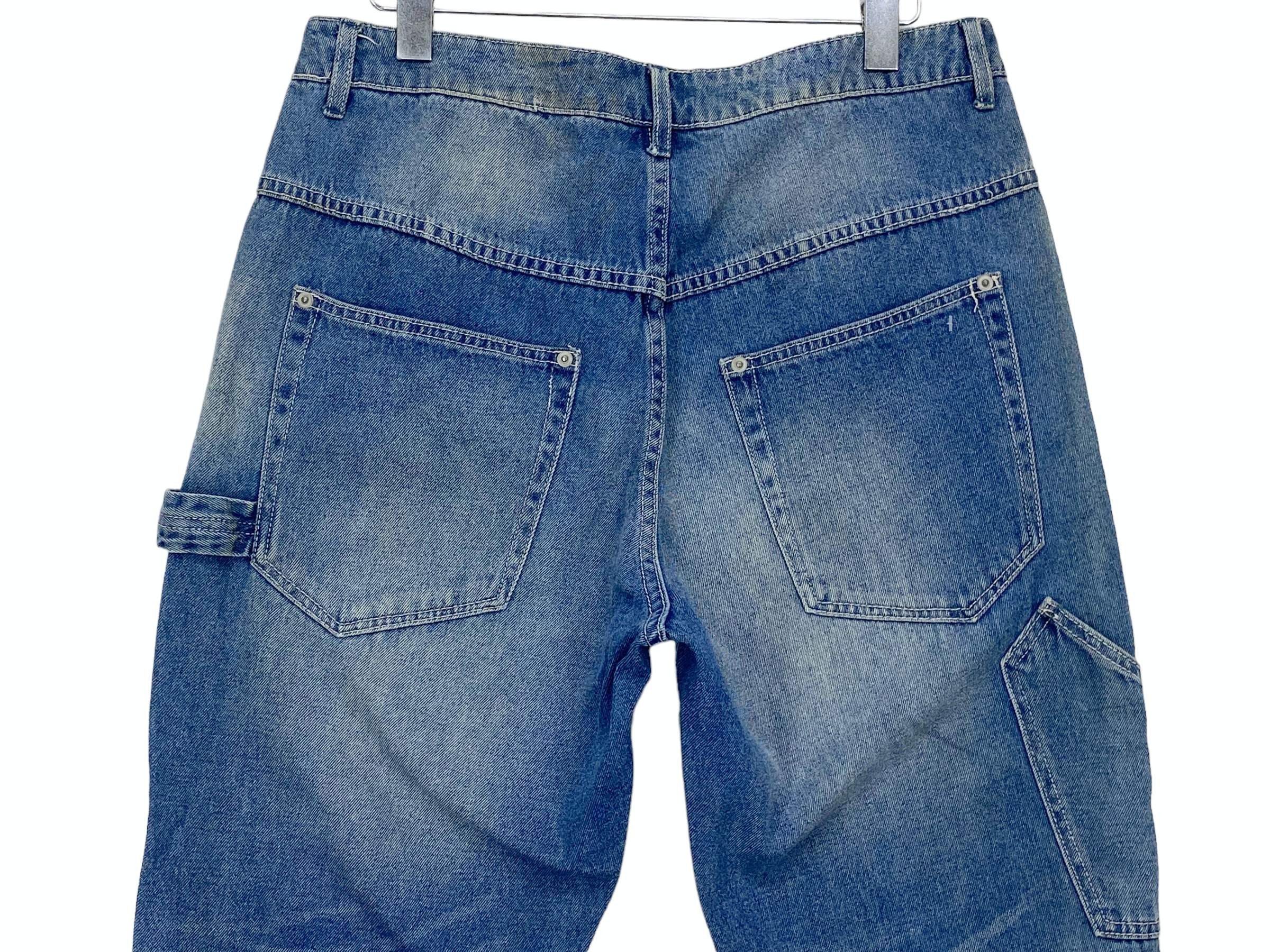 Japanese Brand Carpenter Jeans Liberto Utility Hickory Dungarees Skateboard Size US 32 / EU 48 - 5 Thumbnail