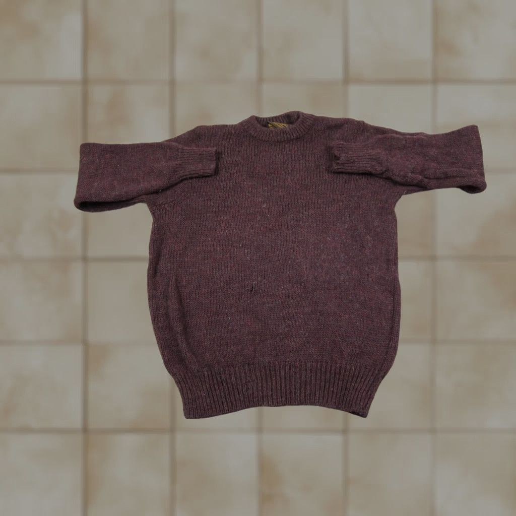 Eddie Bauer VINTAGE Eddie Bauer Sweater Womens L Purple 100% Wool Pullover Knit Mock Neck Size L / US 10 / IT 46 - 1 Thumbnail